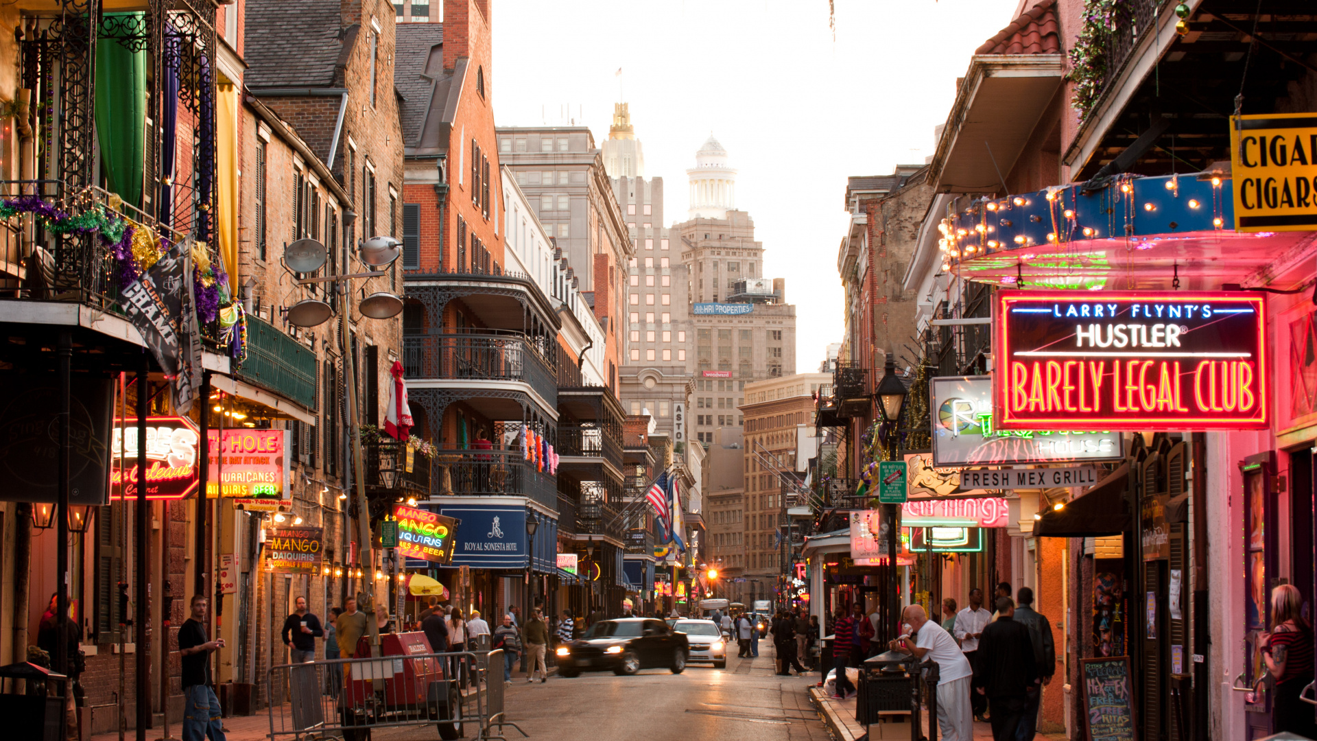 New Orleans travels, City wallpapers, Bourbon Street, Urban charm, 1920x1080 Full HD Desktop