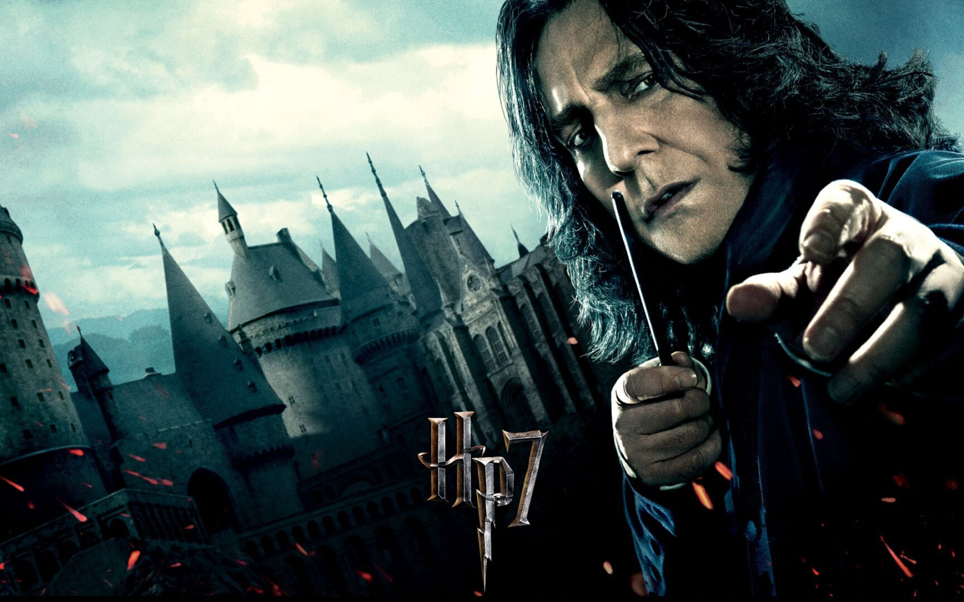 Harry Potter: HP7, The story concludes as quest to find and destroy Lord Voldemort's Horcruxes. 1920x1200 HD Background.
