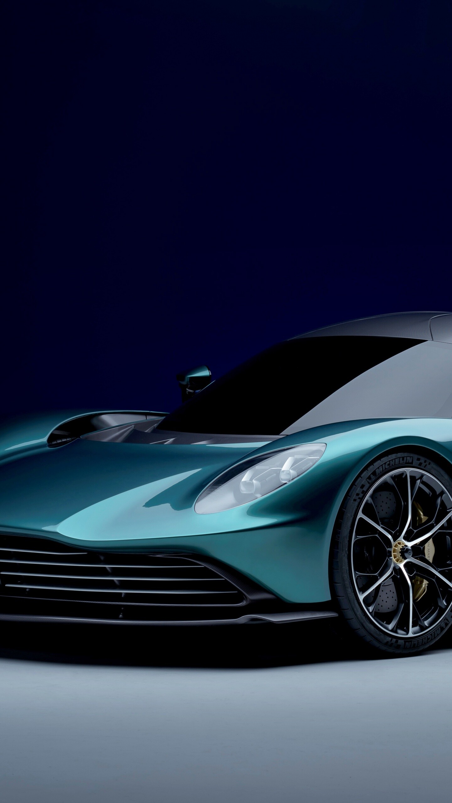 Aston Martin: AM Valhalla, An upcoming mid-engined plug-in hybrid sports car developed in collaboration with Red Bull Racing. 1440x2560 HD Background.