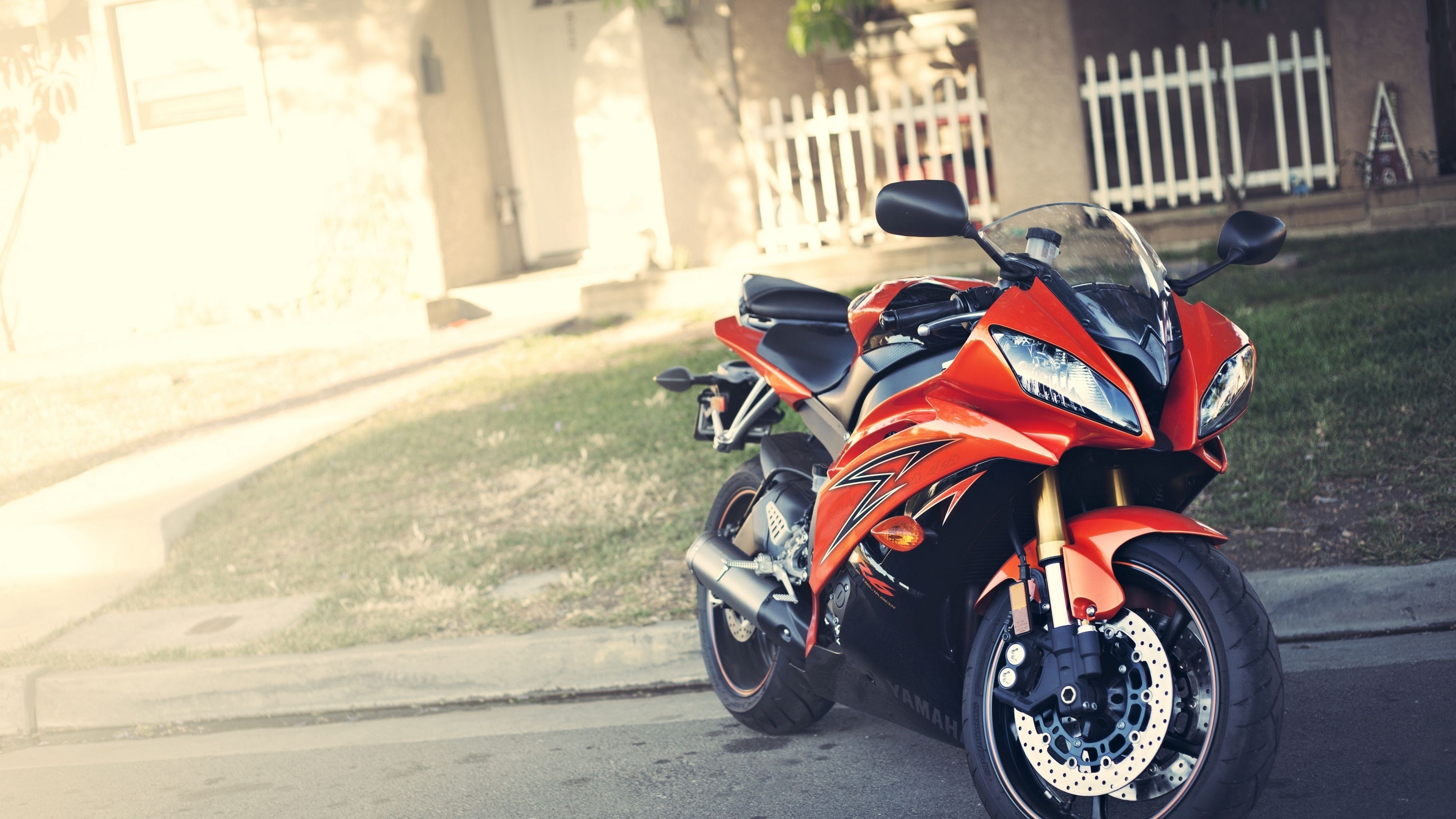 Street Bike, Yamaha motorcycles, Auto, 3840x2160 4K Desktop