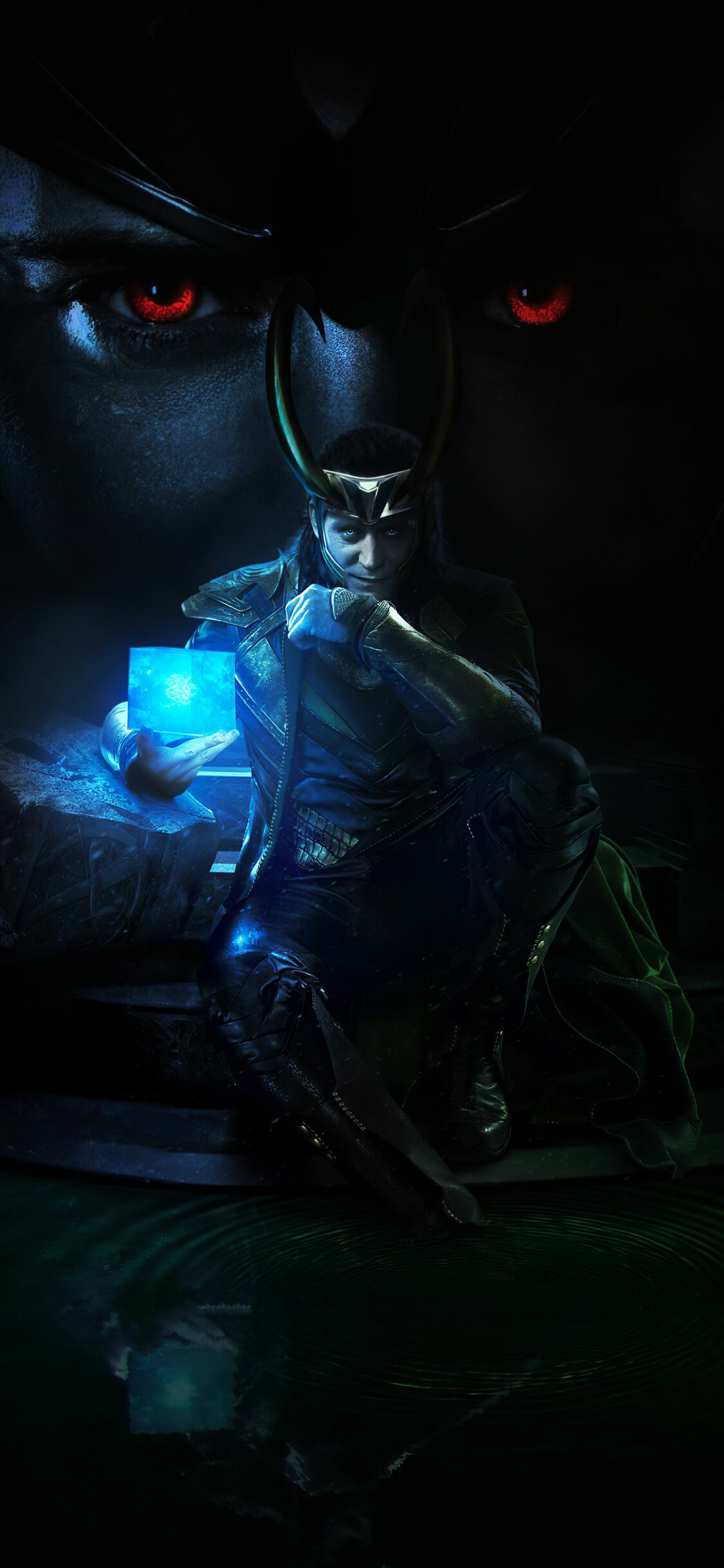 Loki: The Asgardian God of Mischief, Tom Hiddleston, Marvel Comics. 1130x2440 HD Background.