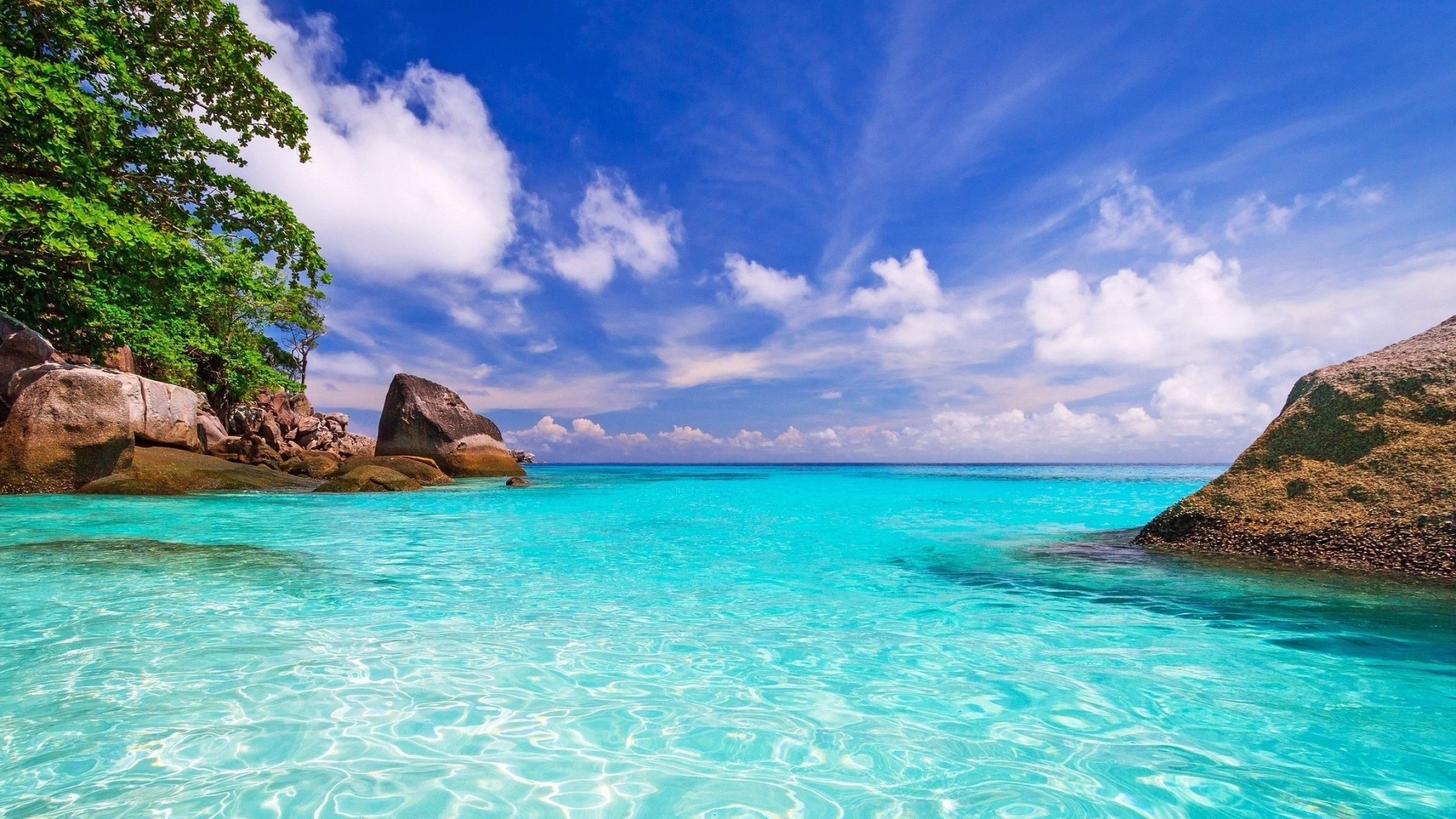 Mauritius, Ultra HD beach wallpapers, Beach bliss, Screensaver paradise, 2560x1440 HD Desktop