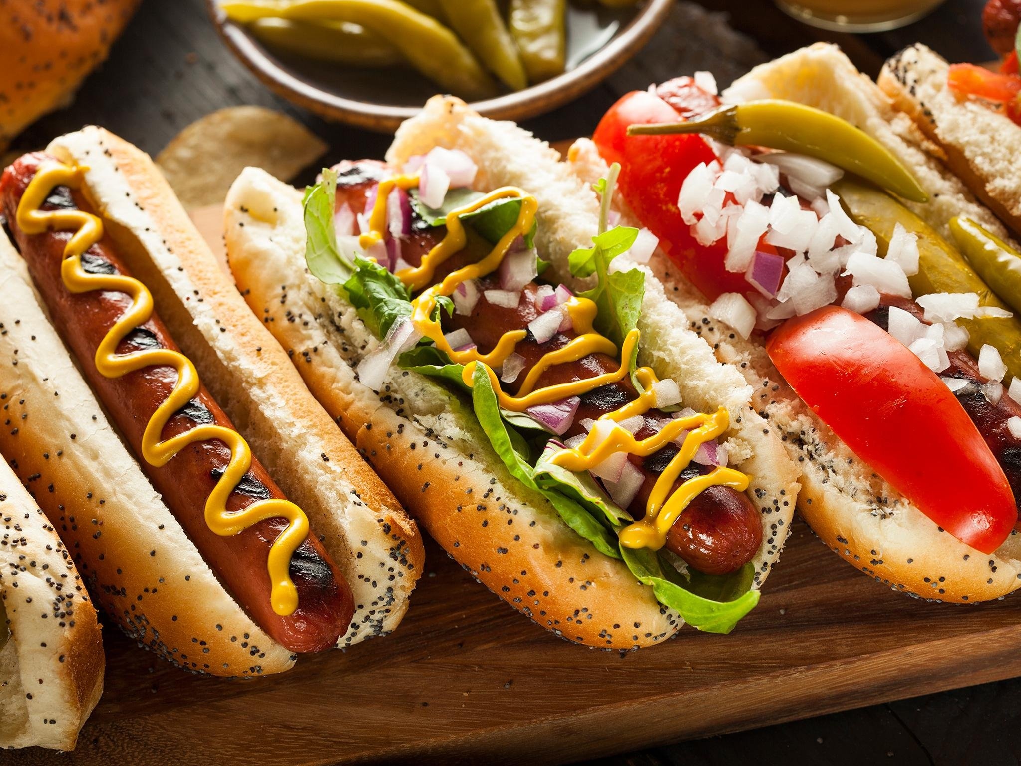 Hot dog wallpaper, High-quality image, Food photography, Appetizing, 2050x1540 HD Desktop