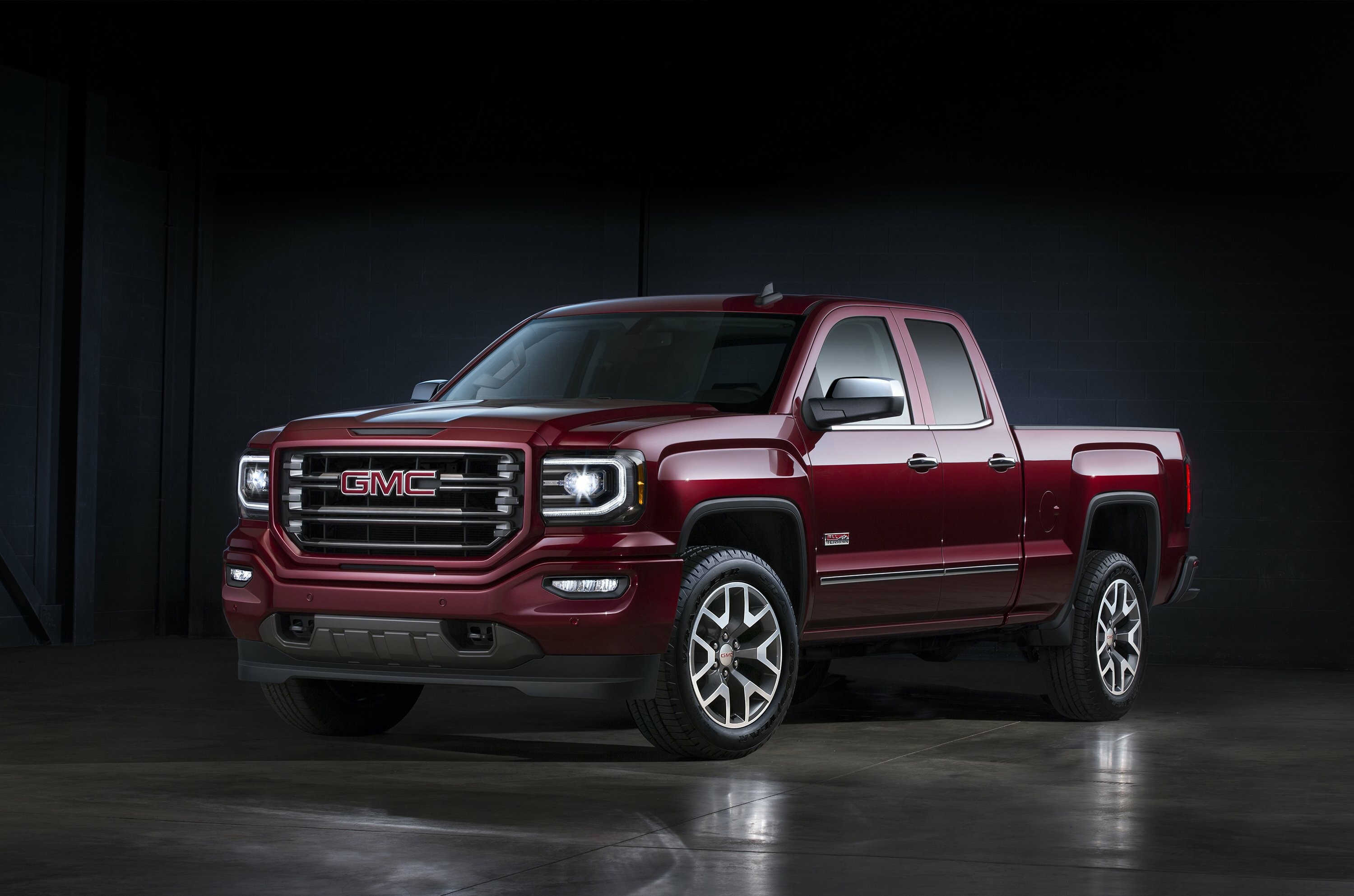 GMC Sierra: All Terrain 1500 Double Cab, Body styles, 4WD, A specific off-road chassis. 3000x1990 HD Wallpaper.