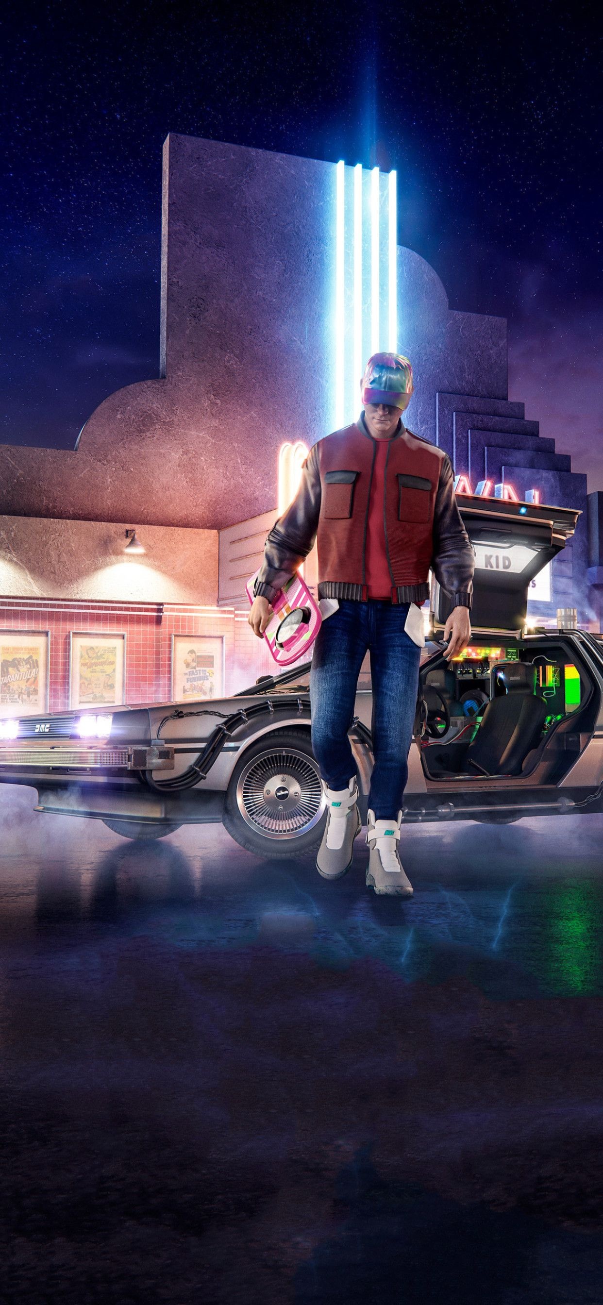 Back to the Future: Created by Robert Zemeckis and Bob Gale, Marty McFly. 1250x2690 HD Wallpaper.