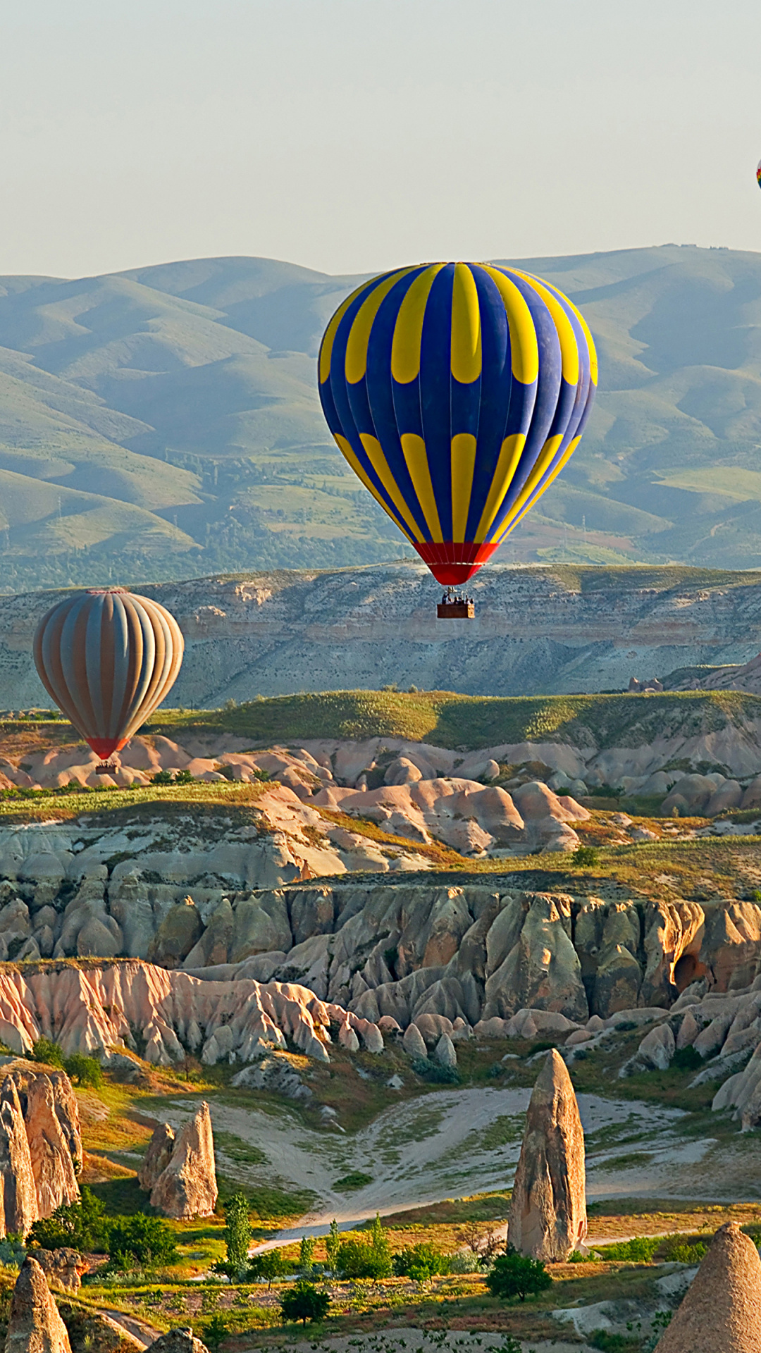Cappadocia, Turkey, Aerostat, Nature's wonders, 1080x1920 Full HD Phone