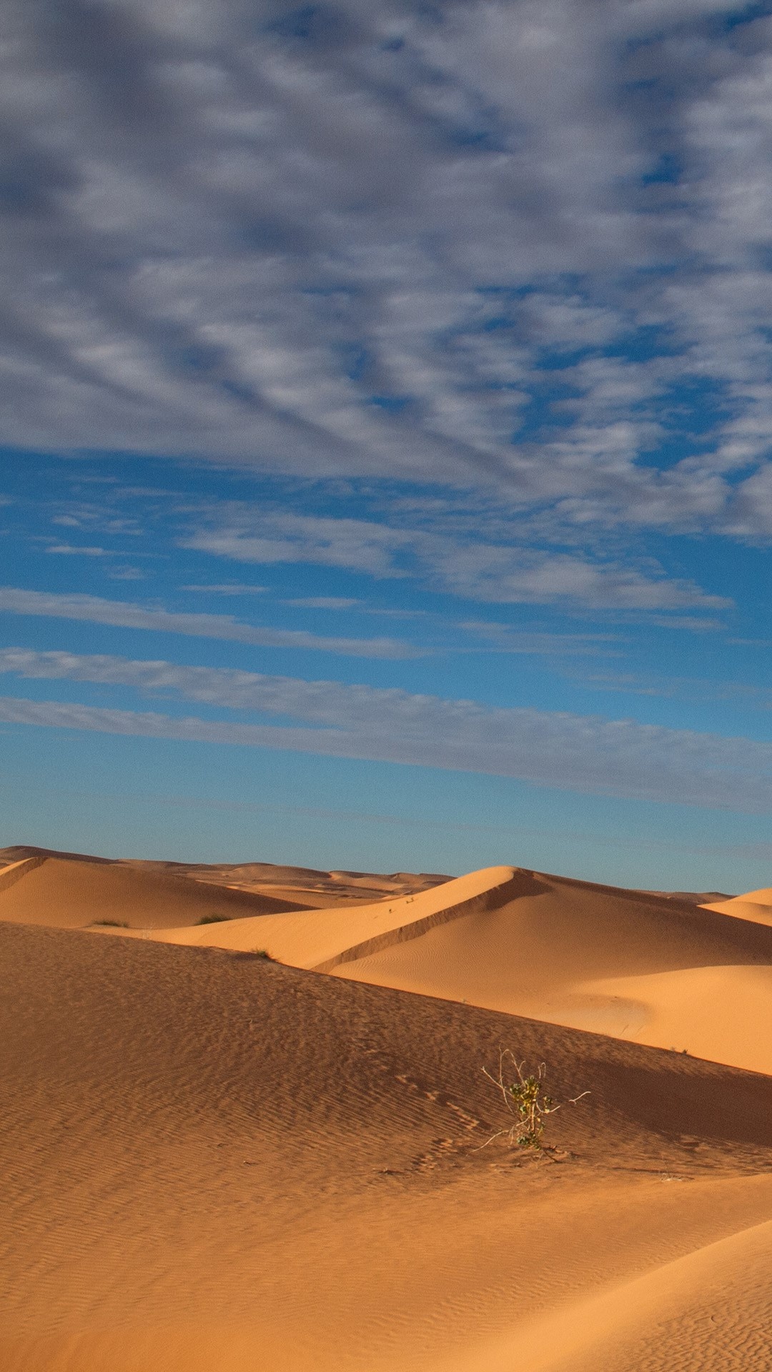 Mauritania, Late afternoon landscape, Sahara desert dunes, Windows 10 spotlight, 1080x1920 Full HD Handy