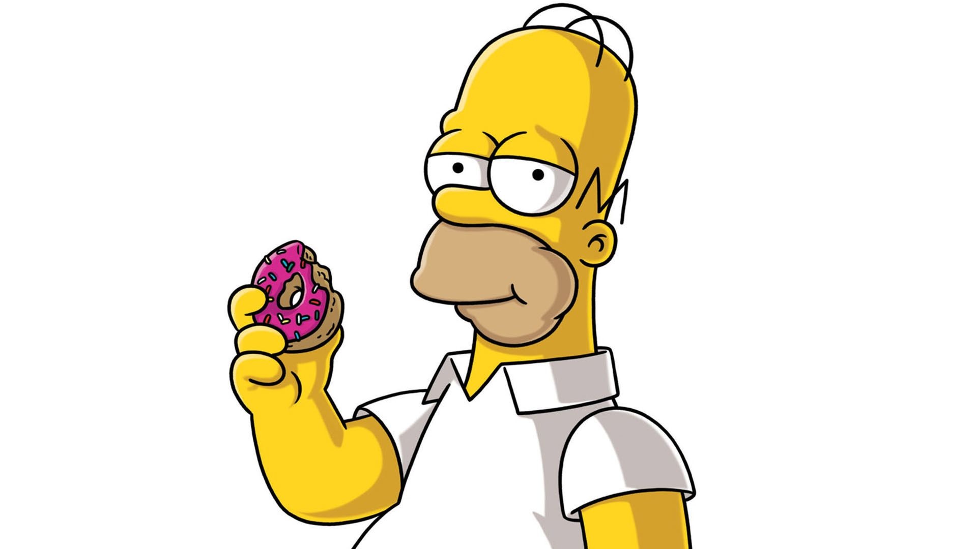 Homer Simpson 60th birthday, Pictures of Homer Simpson, Donut, 1920x1080 Full HD Desktop
