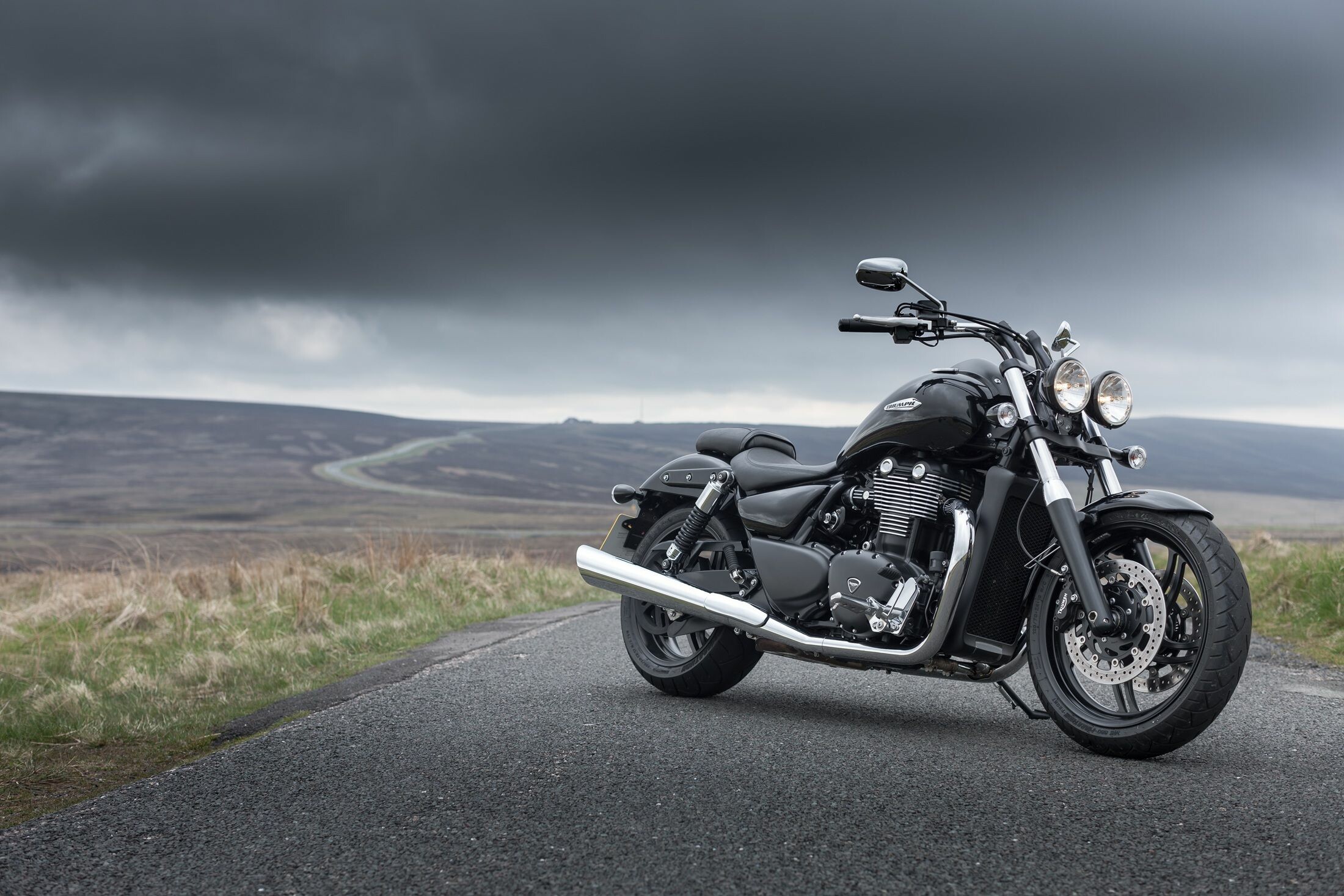 Triumph Motorcycles: Thunderbird Storm ABS, A British motorcycle that was introduced in 1949. 2200x1470 HD Background.