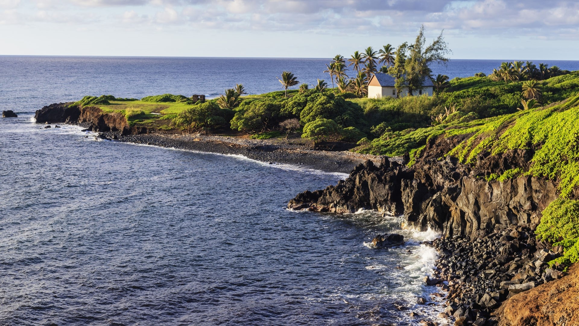 Road to Hana, Maui coastal views, Hawaiian paradise, Windows 10 spotlight, 1920x1080 Full HD Desktop