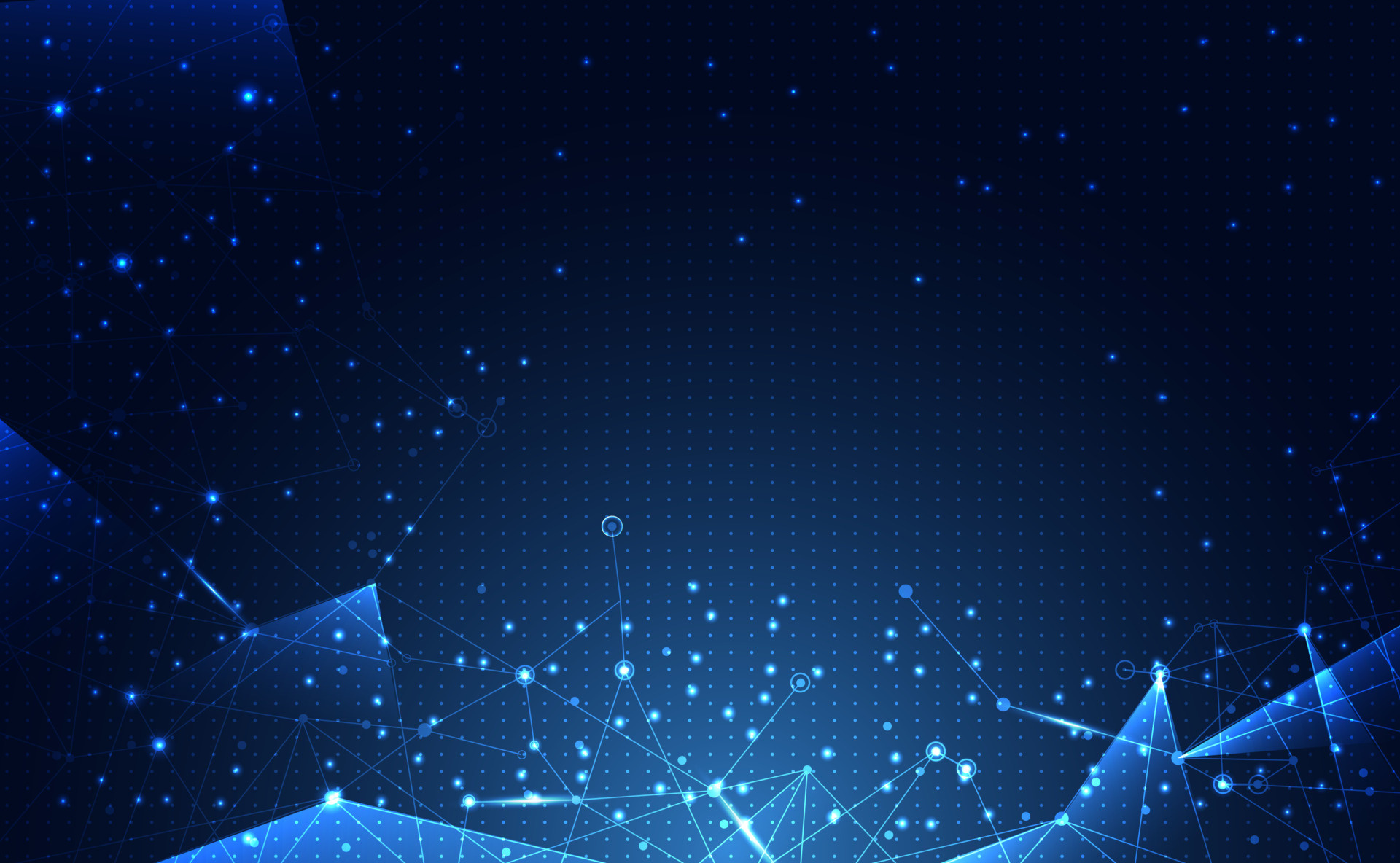 Modern abstract network, Hi-tech blue background, Graphic design, 1920x1190 HD Desktop