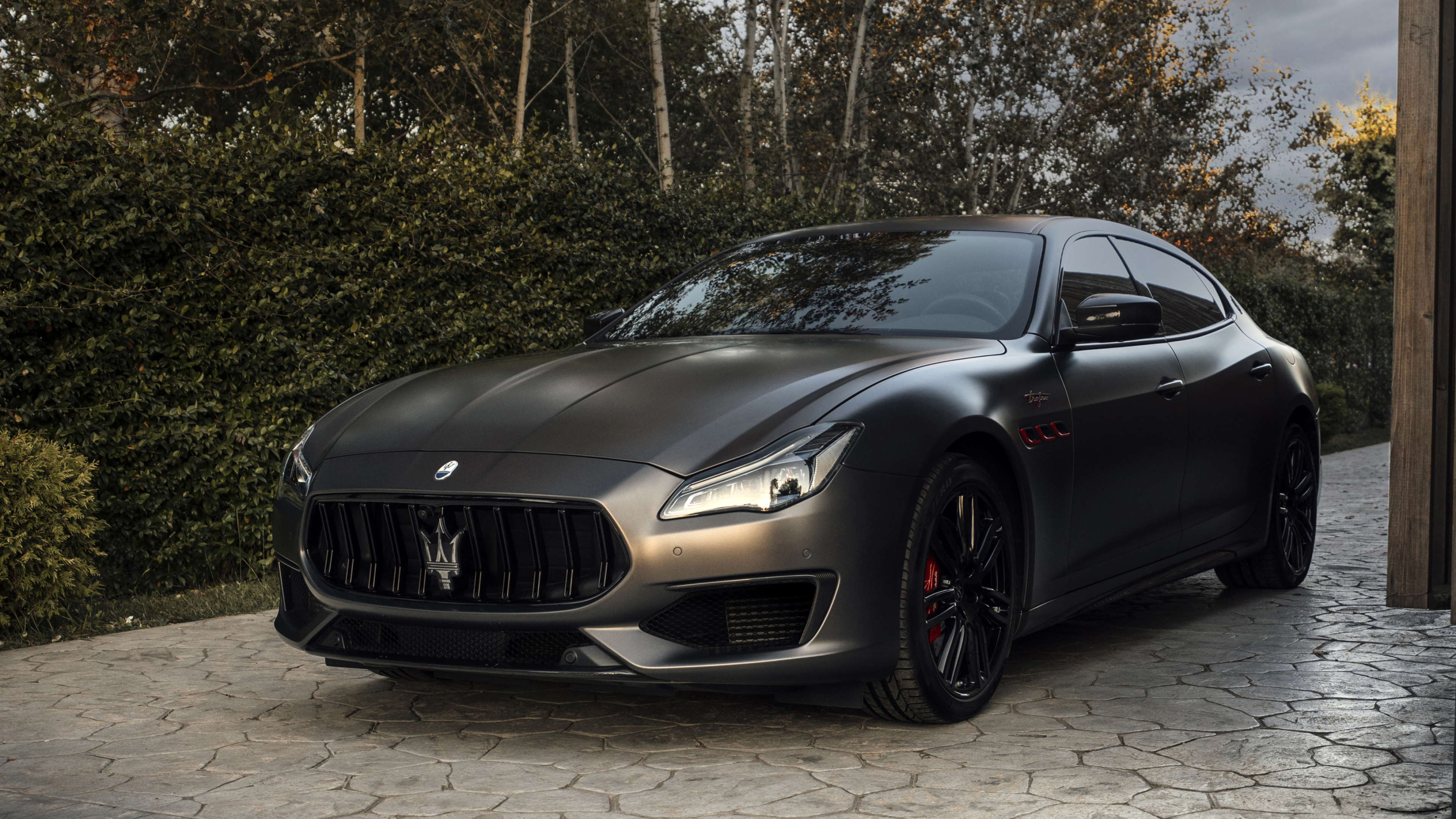 Maserati Quattroporte, Trofeo carbon pack, 2022 model, Premium car, 3840x2160 4K Desktop