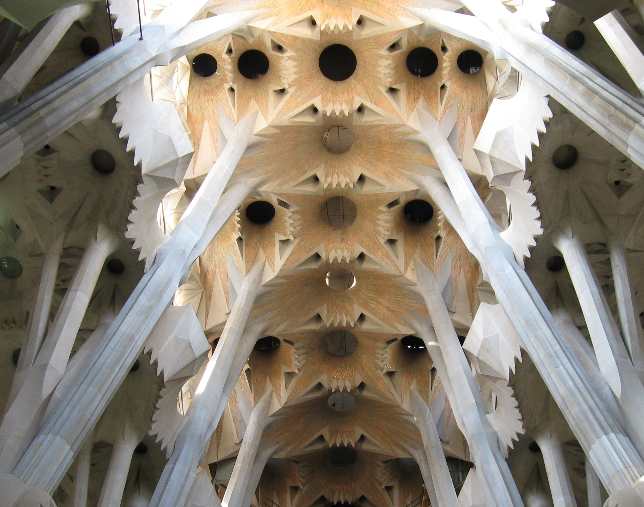 Sagrada Familia, Gaudi's creations, Architectural wonders, Imposing structure, 2230x1750 HD Desktop