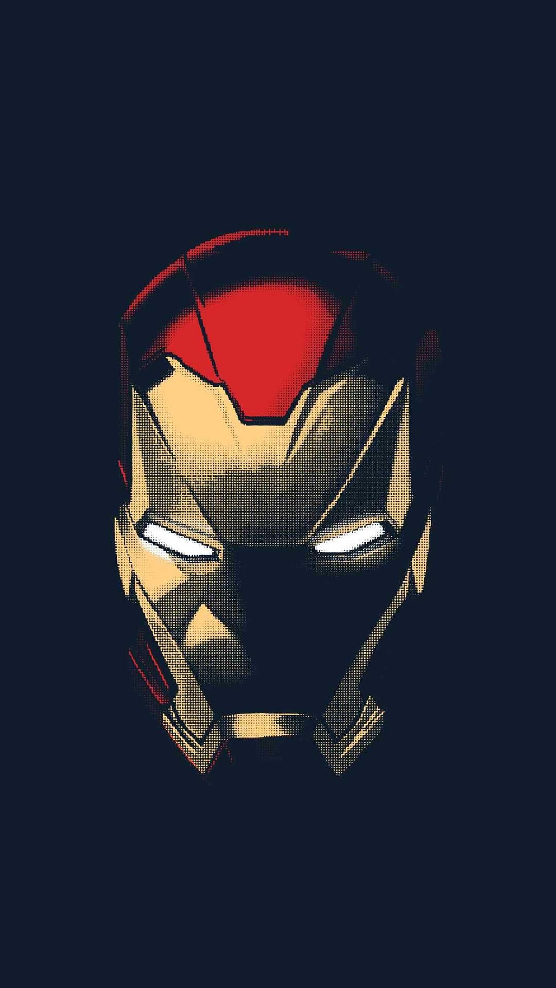 Iron Man Logo, Helmet art, iPhone wallpaper, HD, 1080x1920 Full HD Phone