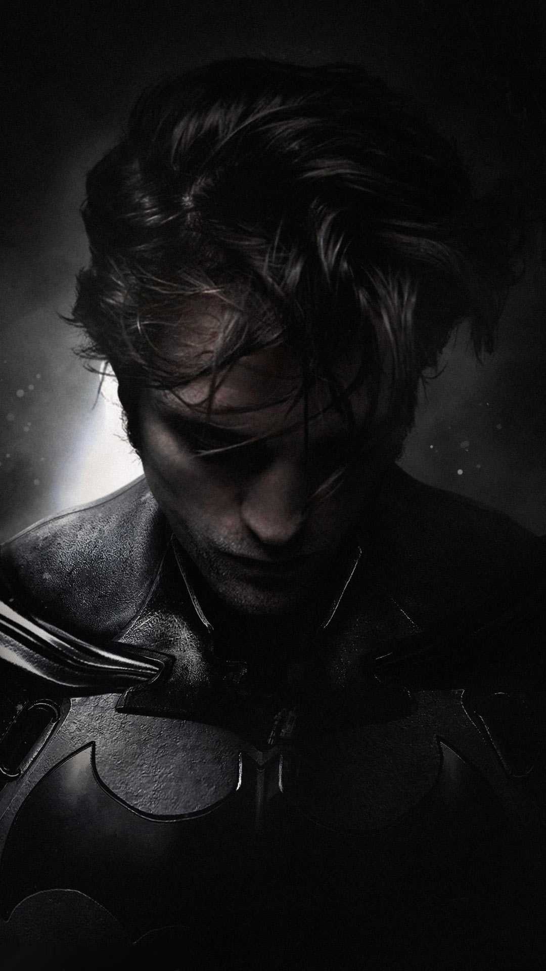 Batman (Robert Pattinson), Black, Wallpaper, Sun, 1080x1920 Full HD Phone