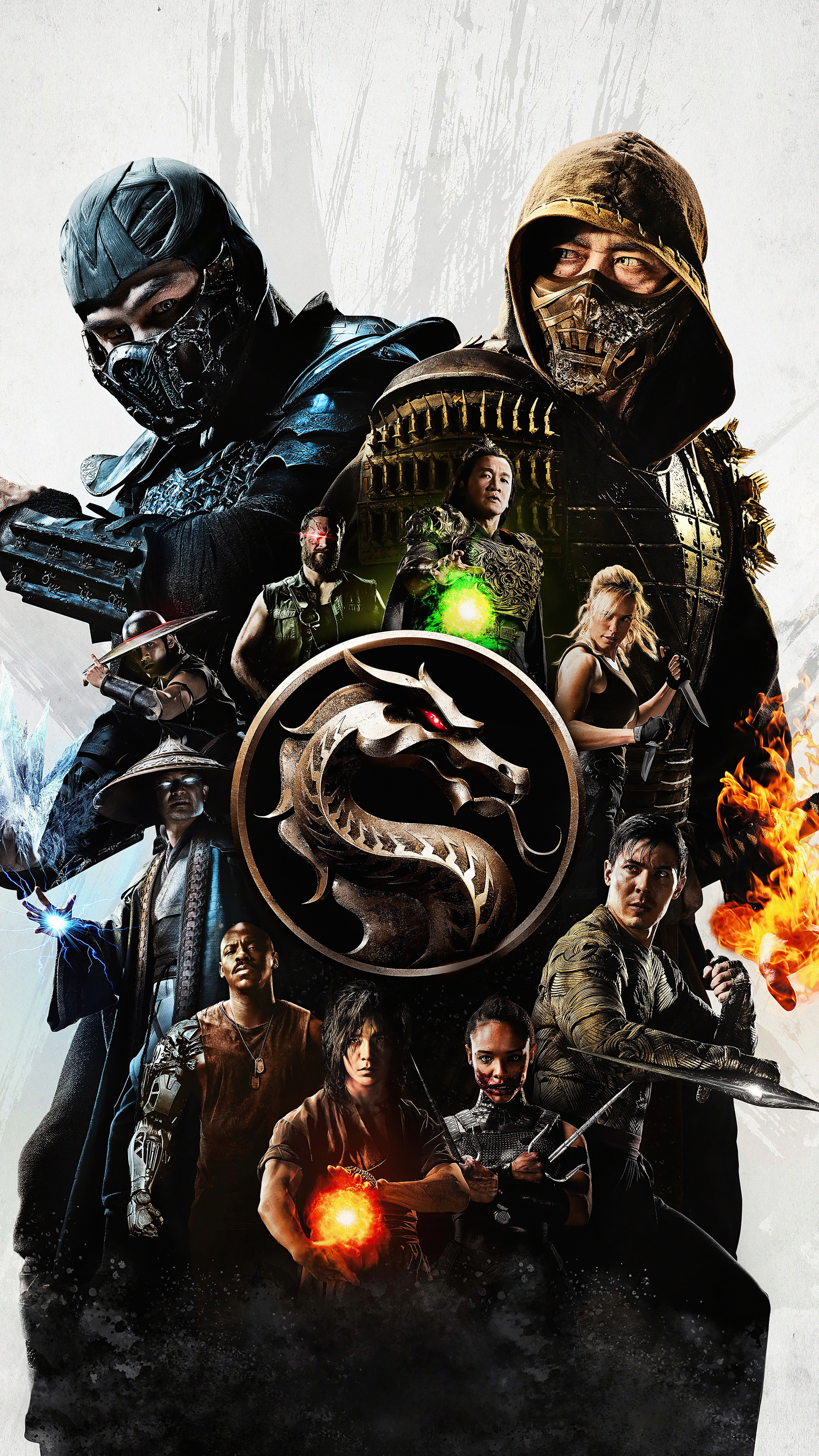 Mortal Kombat Movie, 4K Sony Xperia wallpaper, Visual masterpiece, Cinematic excellence, 2160x3840 4K Phone