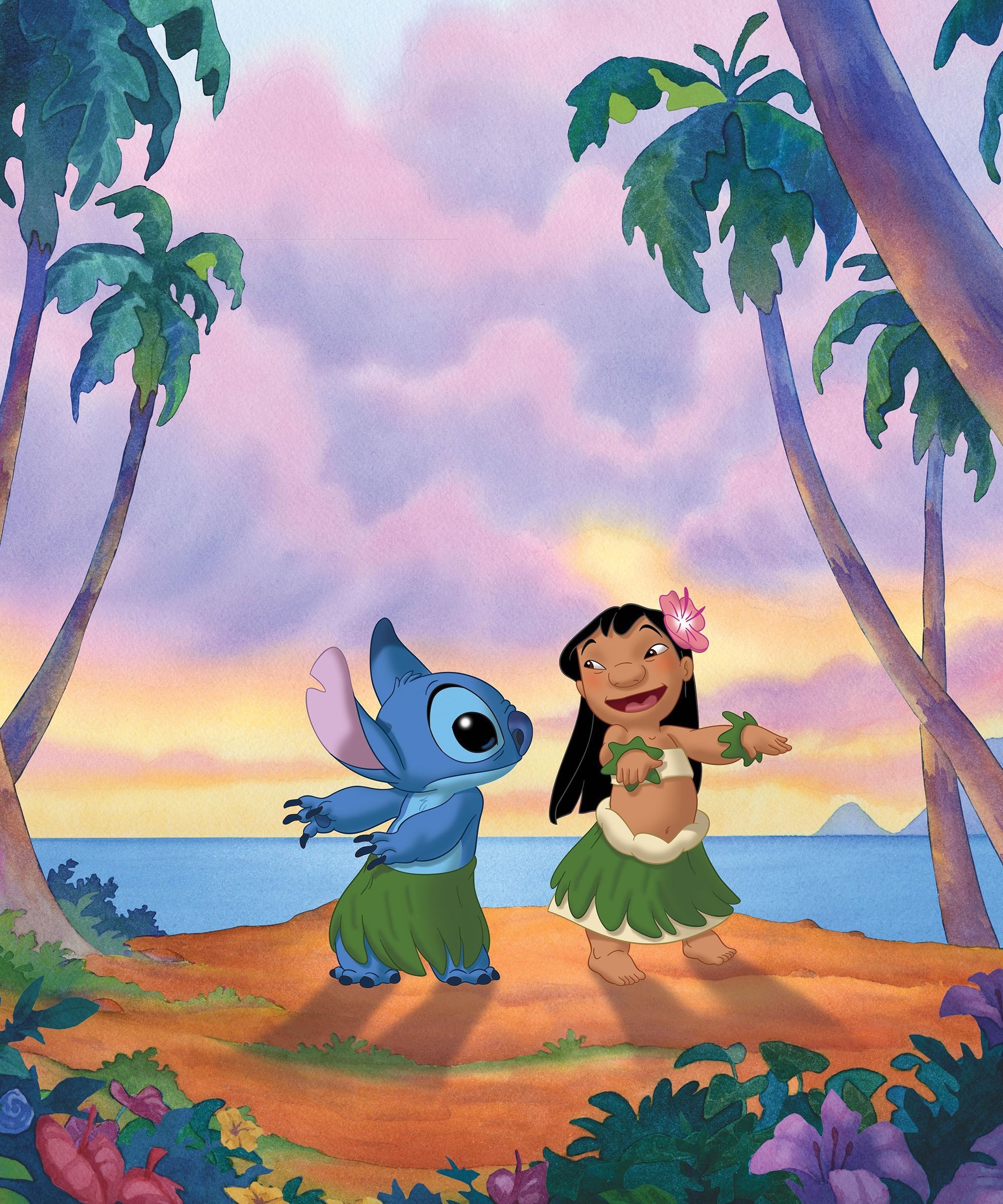 Lilo and Stitch series, Reuniting Lilo and Stitch, Live action movie, Disney wallpaper, 2000x2400 HD Phone