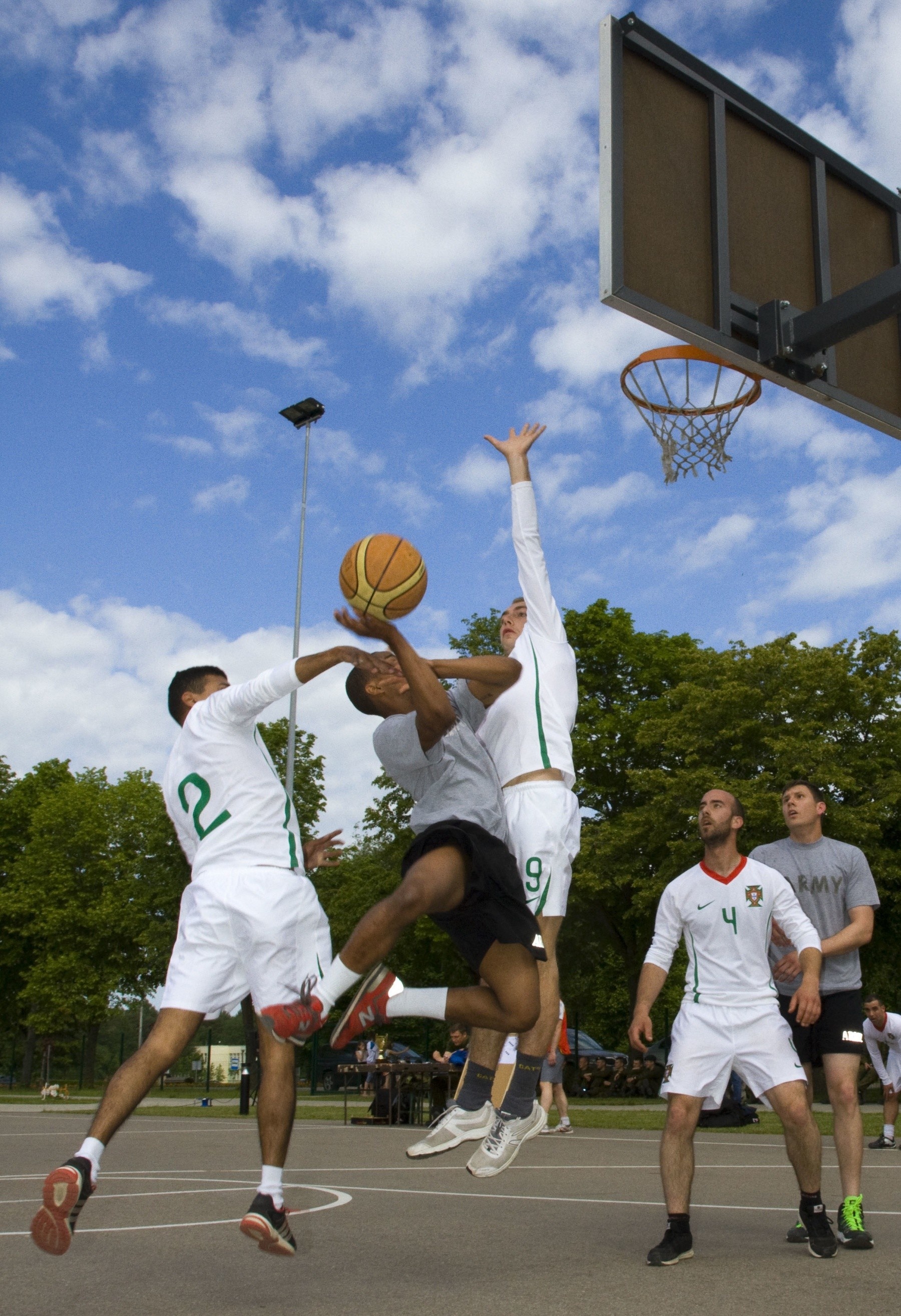 Streetball: The US Army Team Eagle competes in 3 on 3 basketball tournament. 1800x2630 HD Wallpaper.