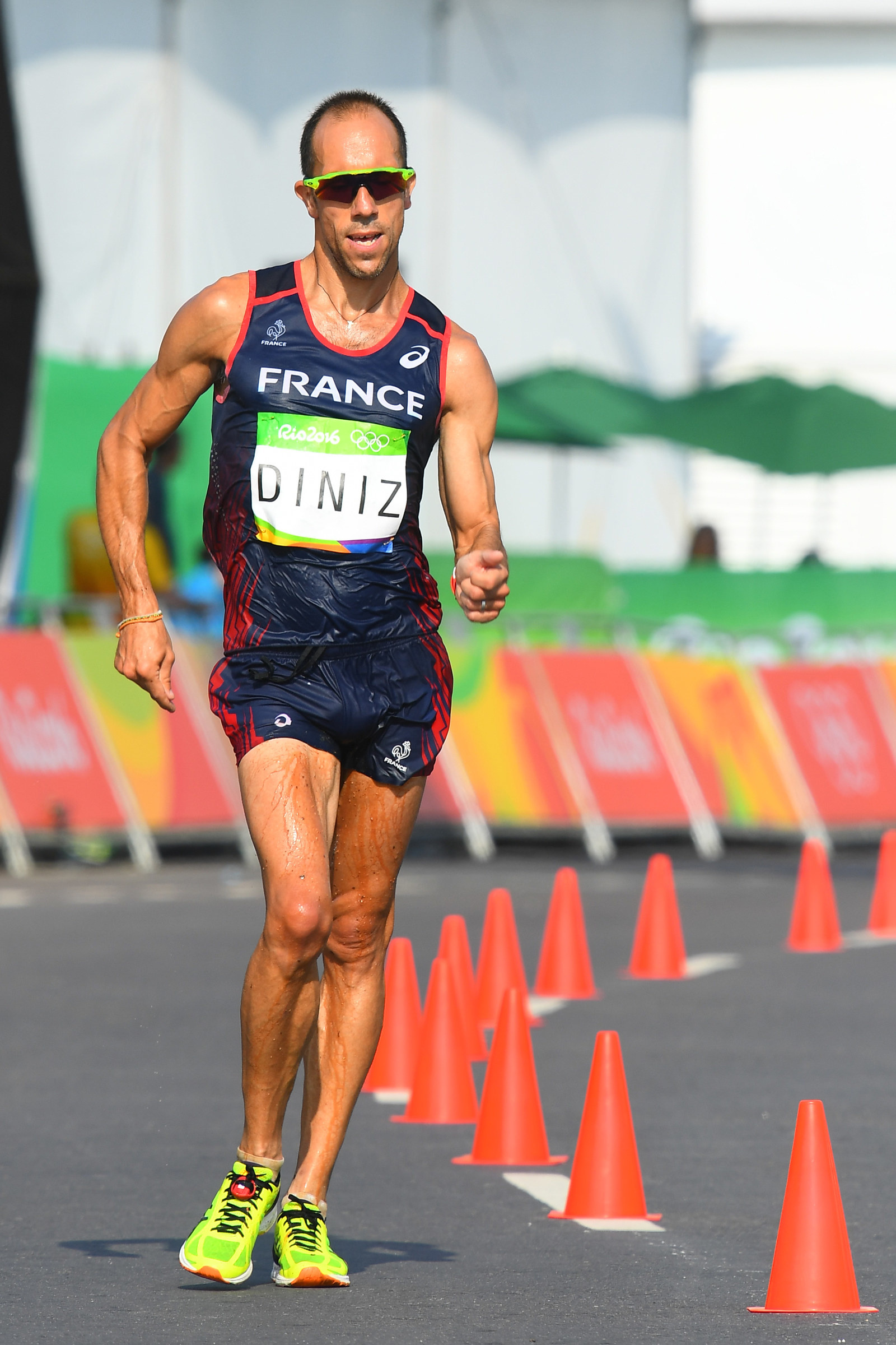 Racewalking: Yohann Diniz, A French athlete and the current world-record holder for the 50 km race. 1600x2400 HD Wallpaper.