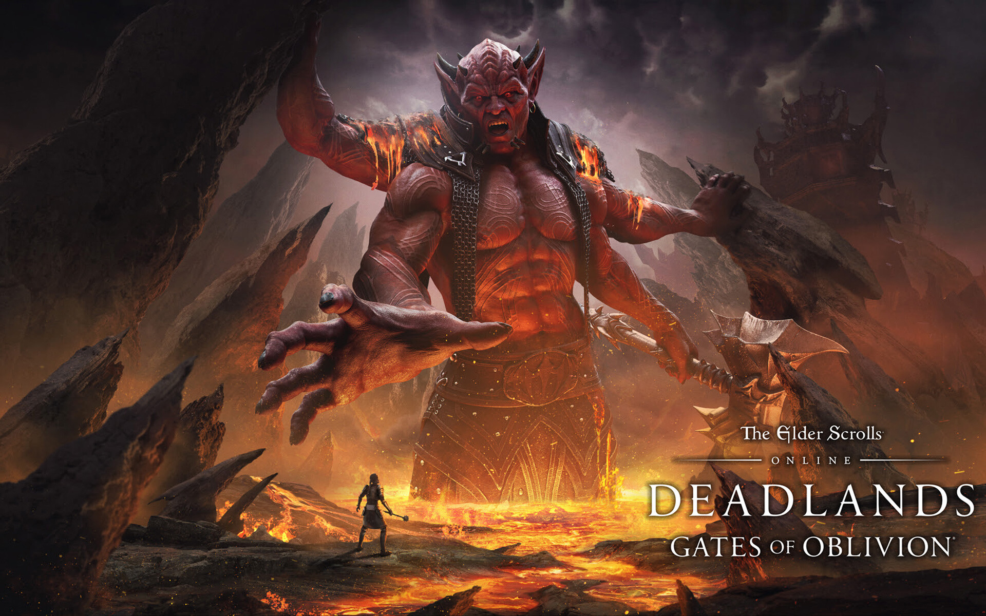The Elder Scrolls: The Deadlands, Released on November 1, 2021, Concluded the Gates of Oblivion storyline with the introduction of the Deadlands zone. 1920x1200 HD Wallpaper.
