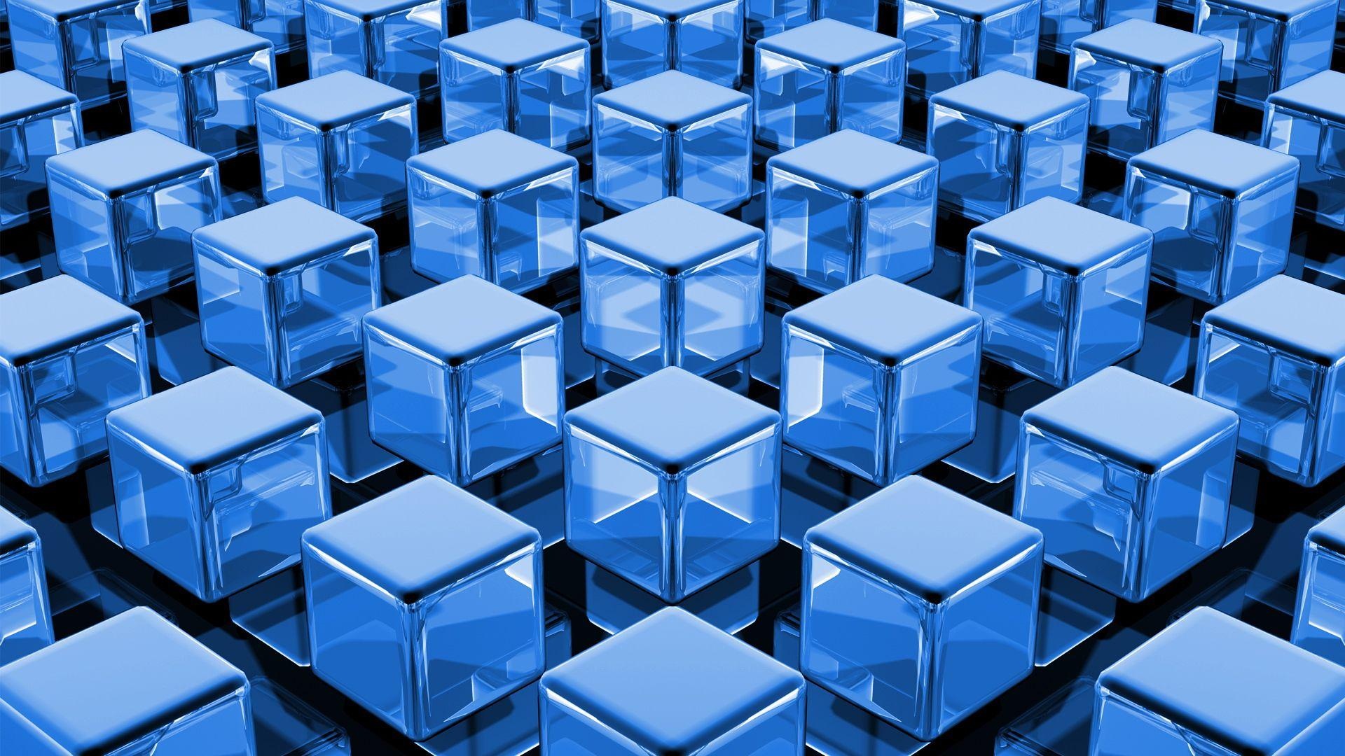3D cubes wallpapers, Abstract, Geometric, Colorful, 1920x1080 Full HD Desktop