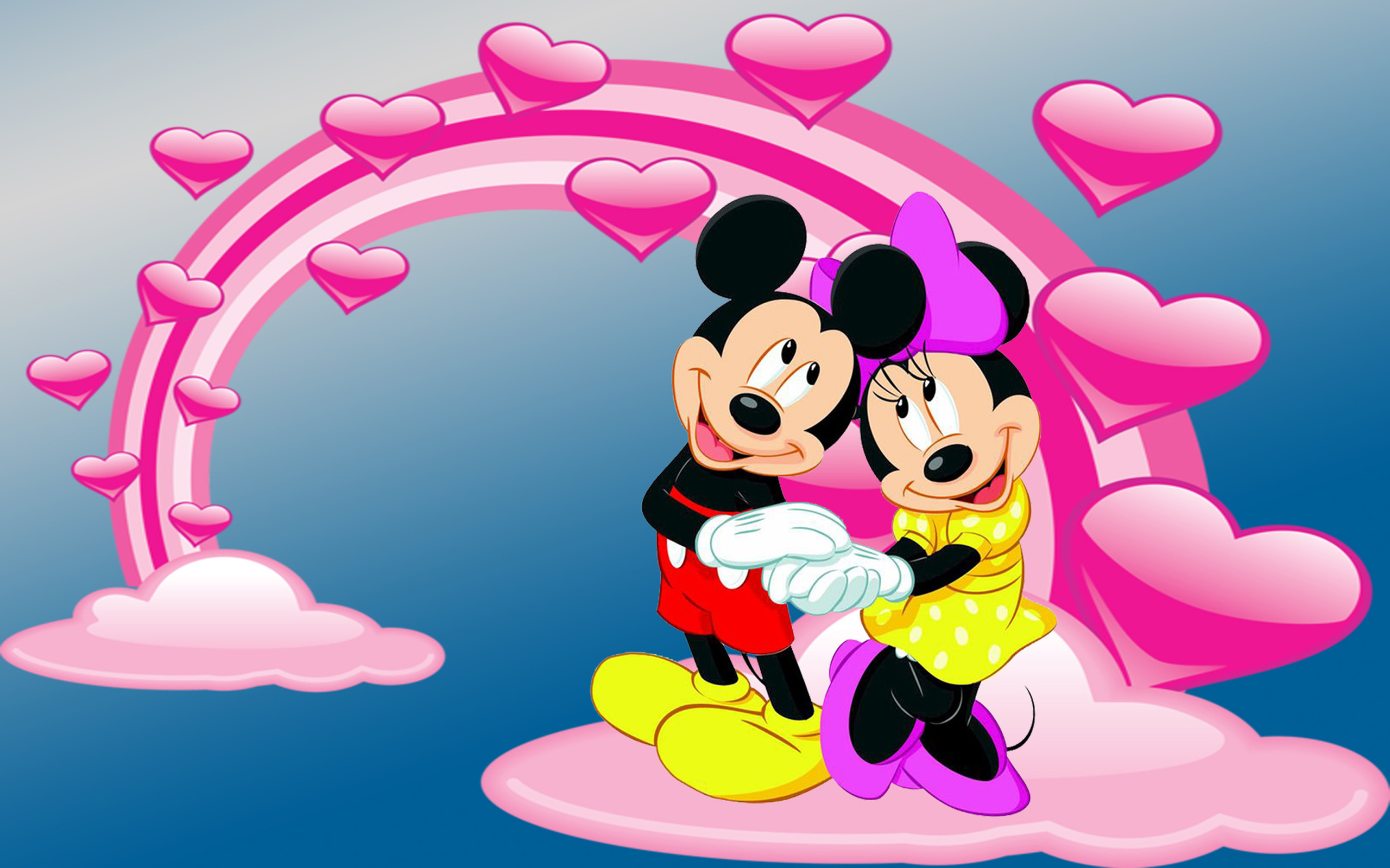 Minnie Mouse, Mickey and Minnie, Love photo, Desktop wallpaper, 2560x1600 HD Desktop