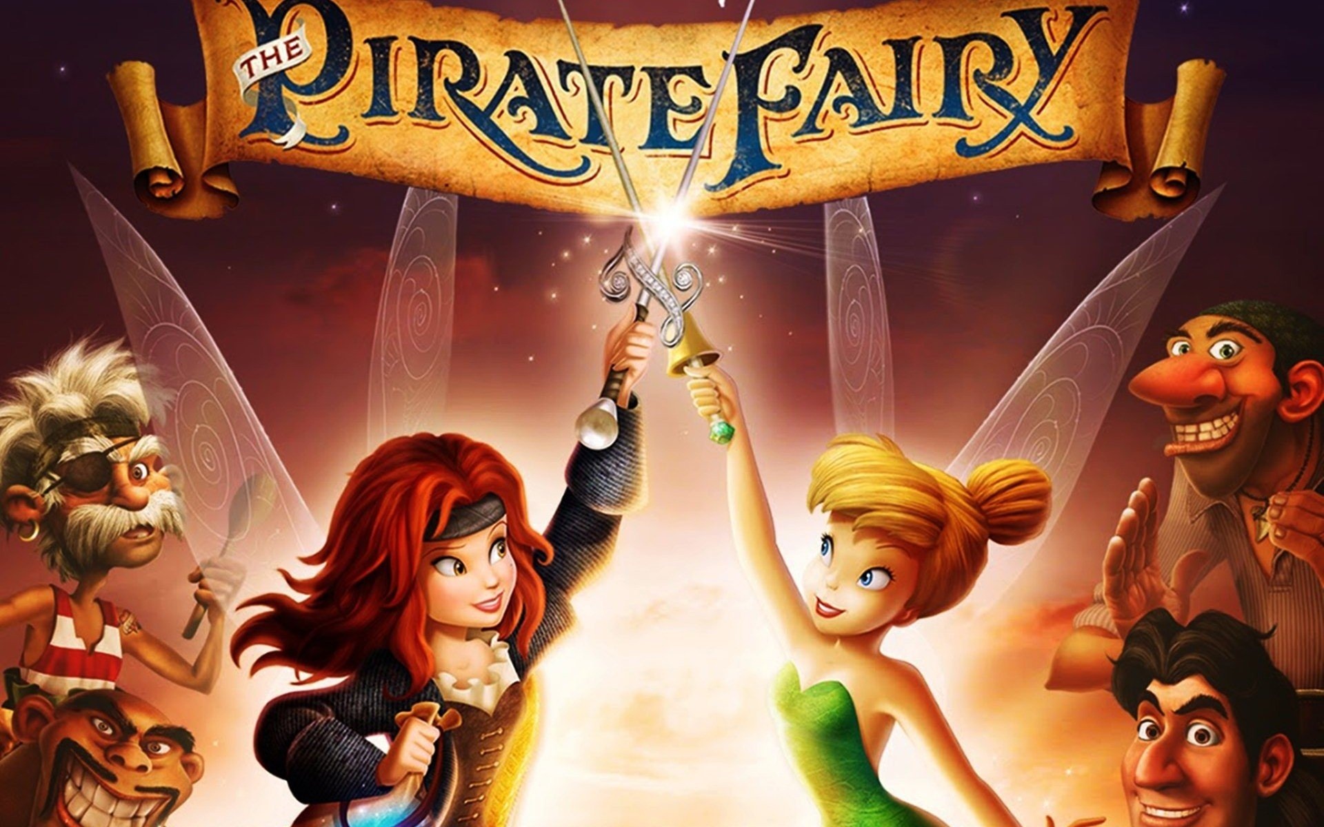 The Pirate Fairy, Disney animation, Adventure fantasy, Pirates of the Caribbean, 1920x1200 HD Desktop