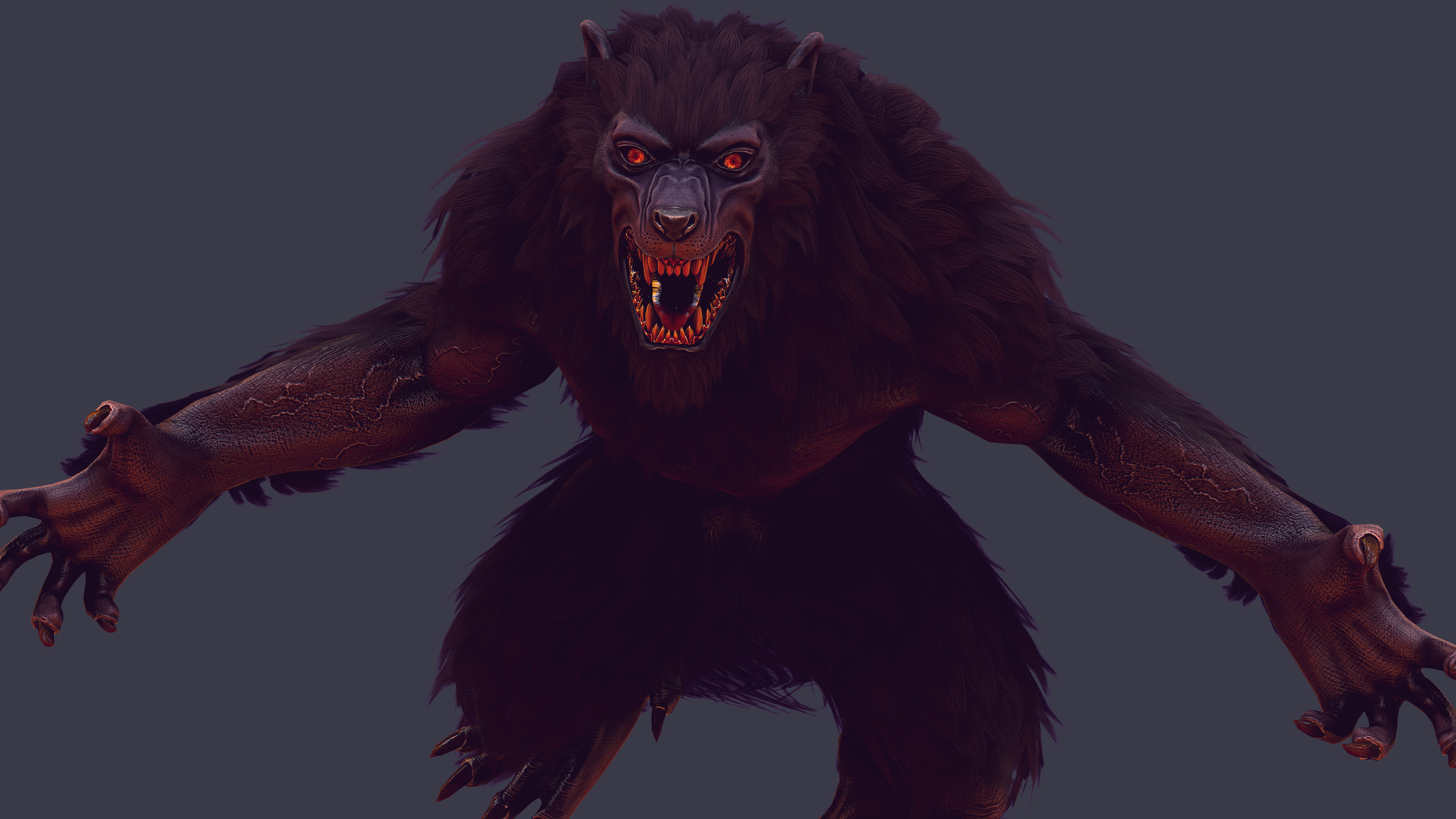 Apex werewolf remastered, Skyrim Nexus mods, Enhanced visual effects, Immersive gameplay, 3840x2160 4K Desktop
