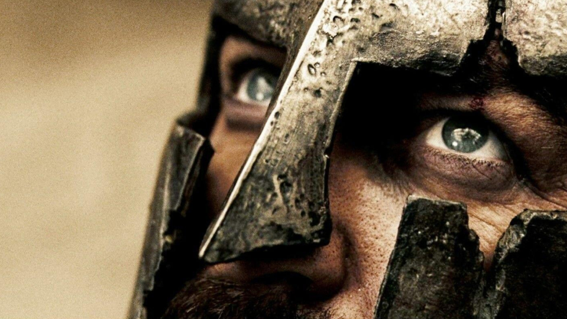 Sparta: Gerard Butler as King Leonidas before the final battle at Thermopylae, 300, A historical action movie, Agoge system, Spartan Helmet. 1920x1080 Full HD Background.