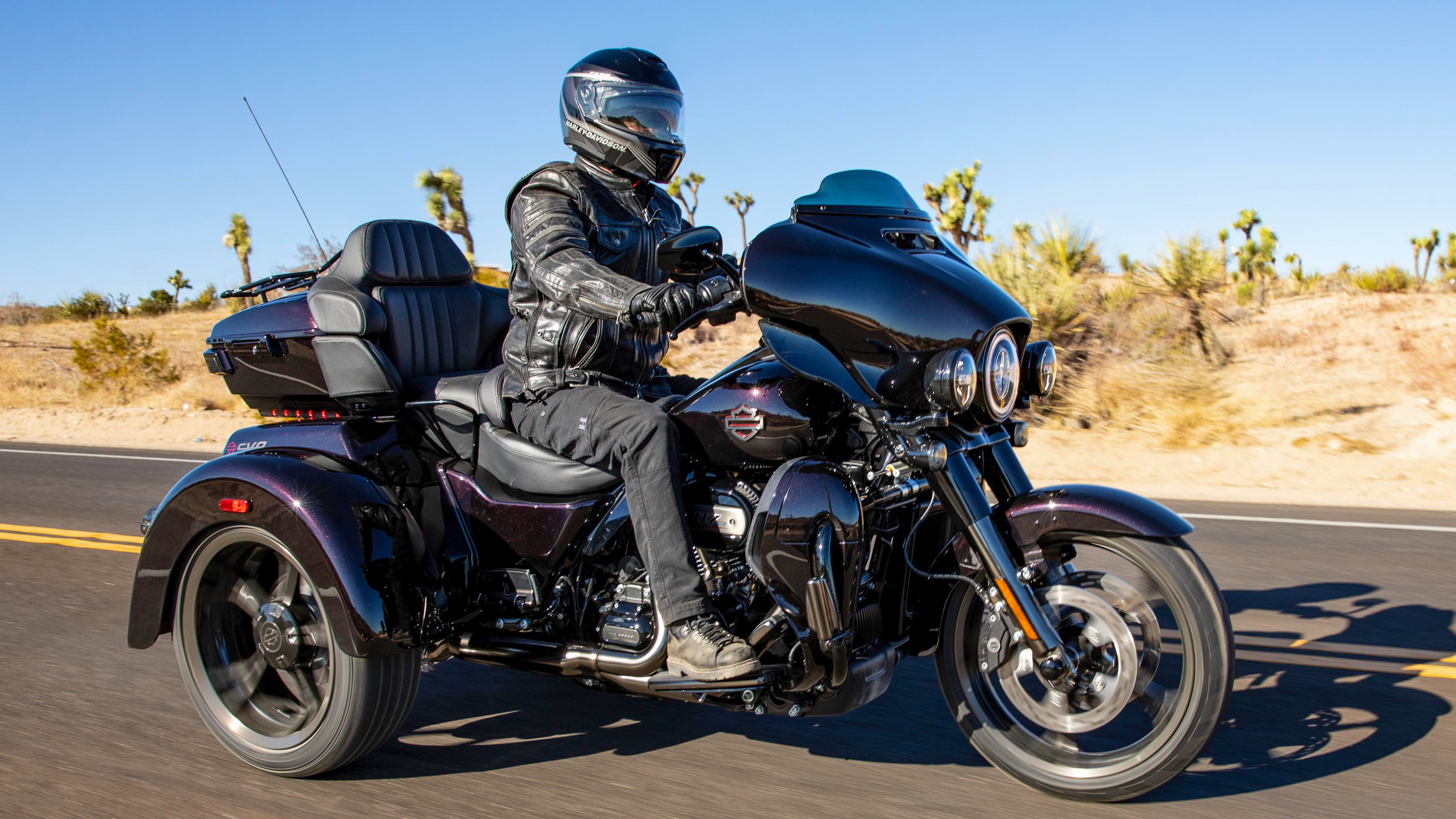Harley-Davidson Tri Glide Ultra, Back in success, Ultimate cruising, Thrilling adventure, 3840x2160 4K Desktop