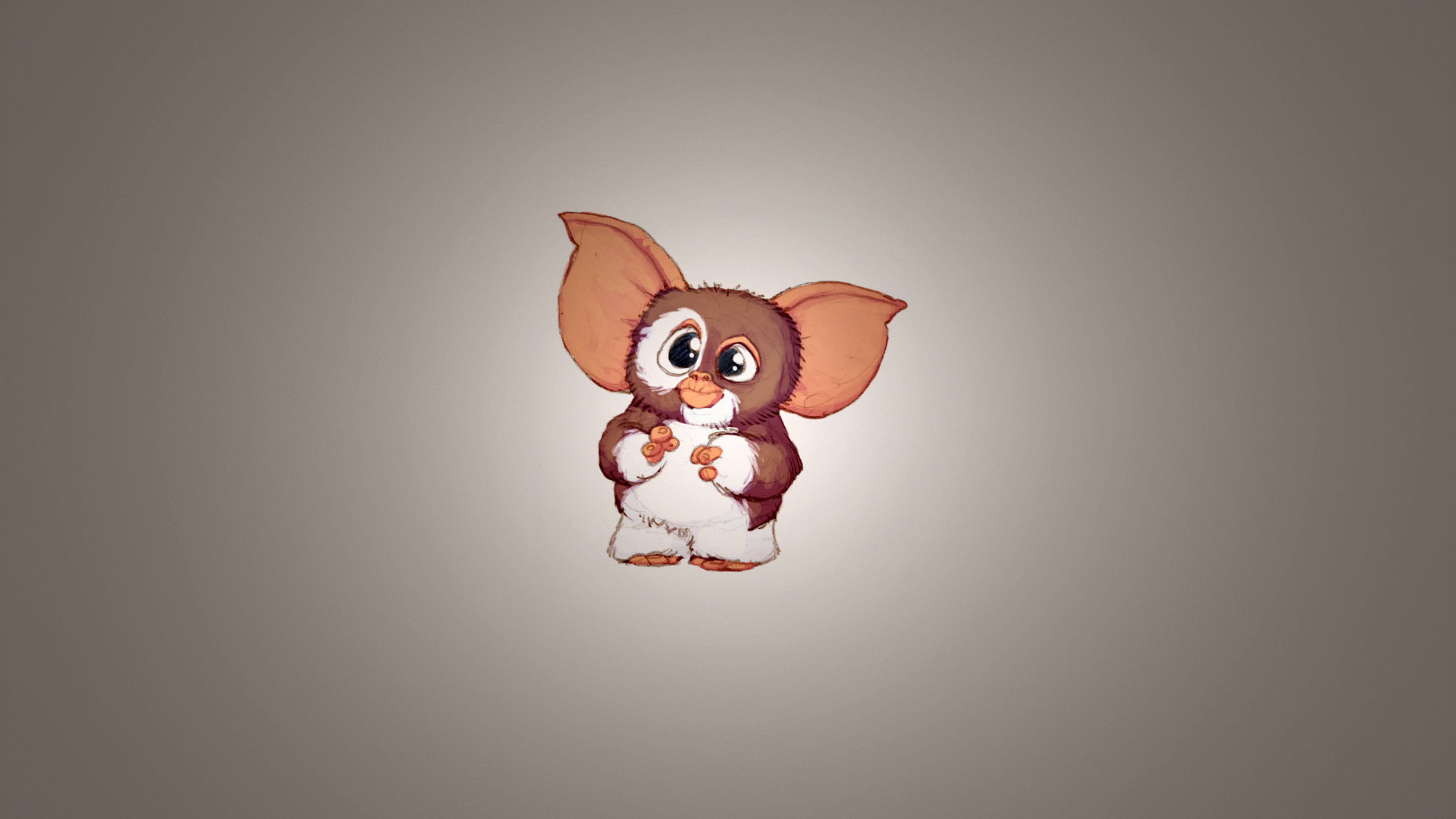 Gremlin: The infamous cute, kind, lovable, adorable Mogwai, A name that means a gadget. 3840x2160 4K Background.
