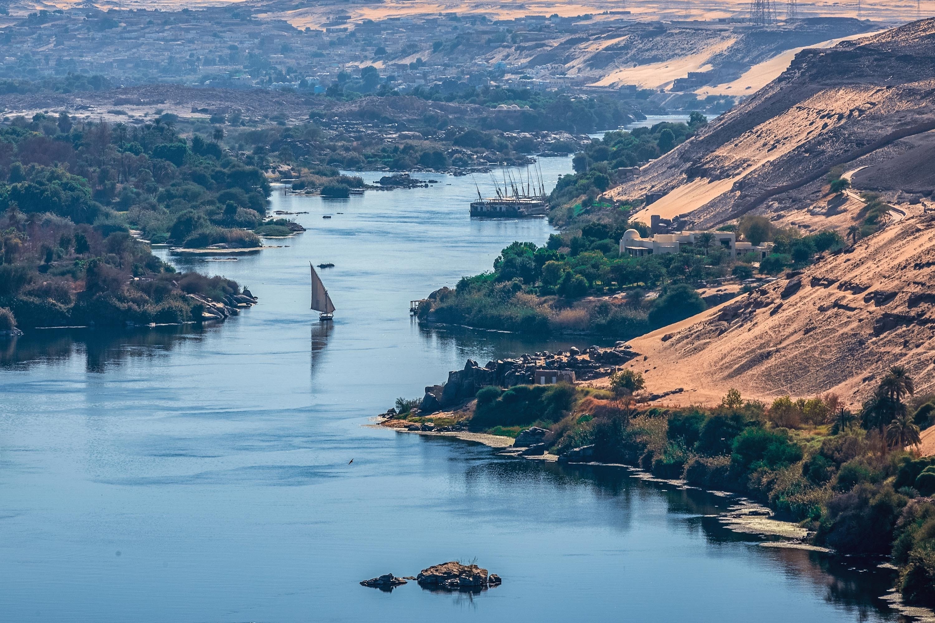 The Nile River, Travels, Suez, Canals, 3000x2000 HD Desktop