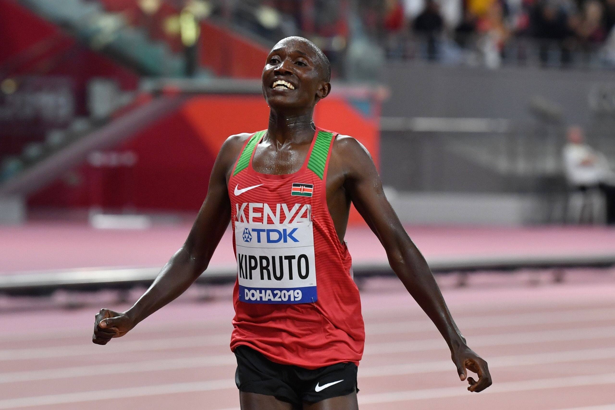 Rhonex Kipruto, Road race record, Kenyan athlete, Impressive performance, 2560x1710 HD Desktop