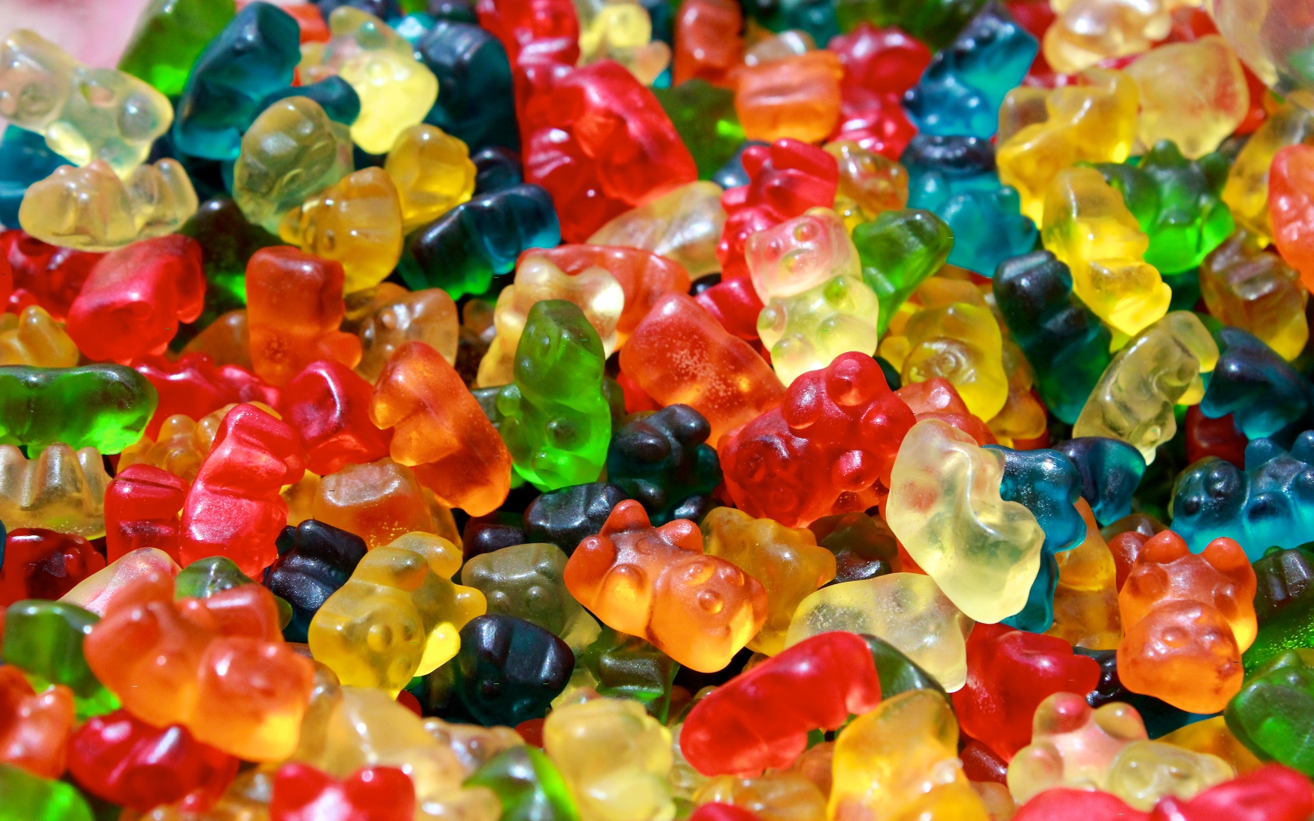 Gummy Bears, HD wallpaper, Colorful sweetness, Crisp resolution, 2560x1600 HD Desktop