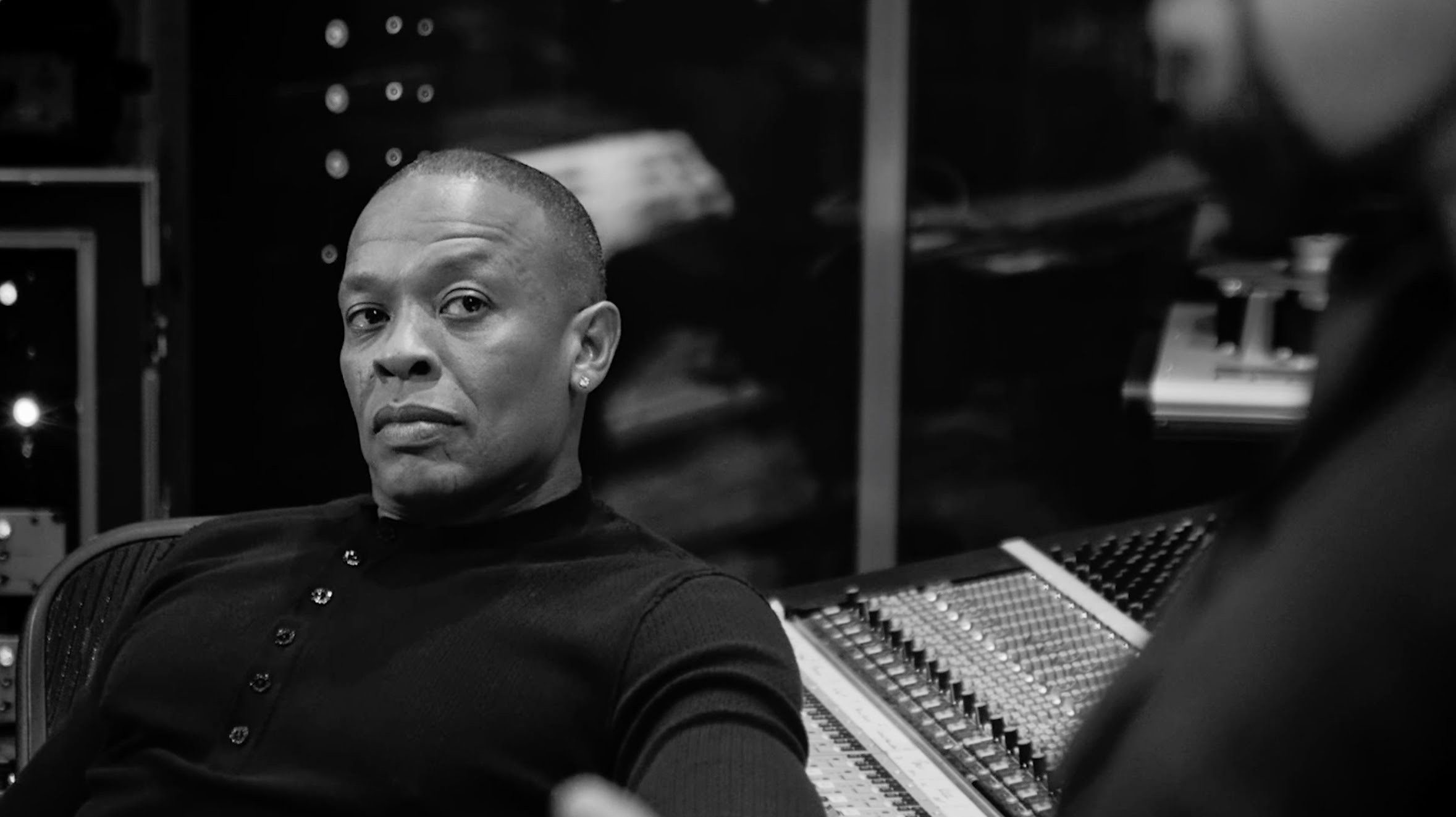 Dr. Dre, Black beats wallpaper, Ethereal background, Sleek design, 2360x1330 HD Desktop