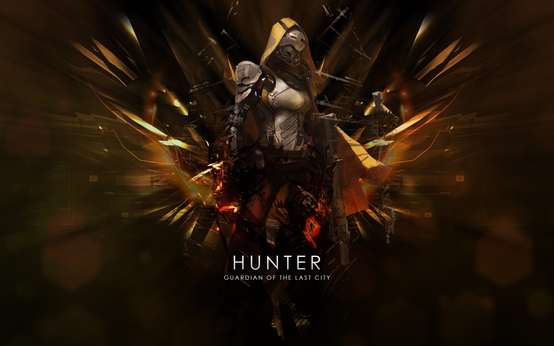 Destiny hunter iPhone wallpaper, Epic hunter art, Action-packed gameplay, Thrilling battles, 1920x1200 HD Desktop