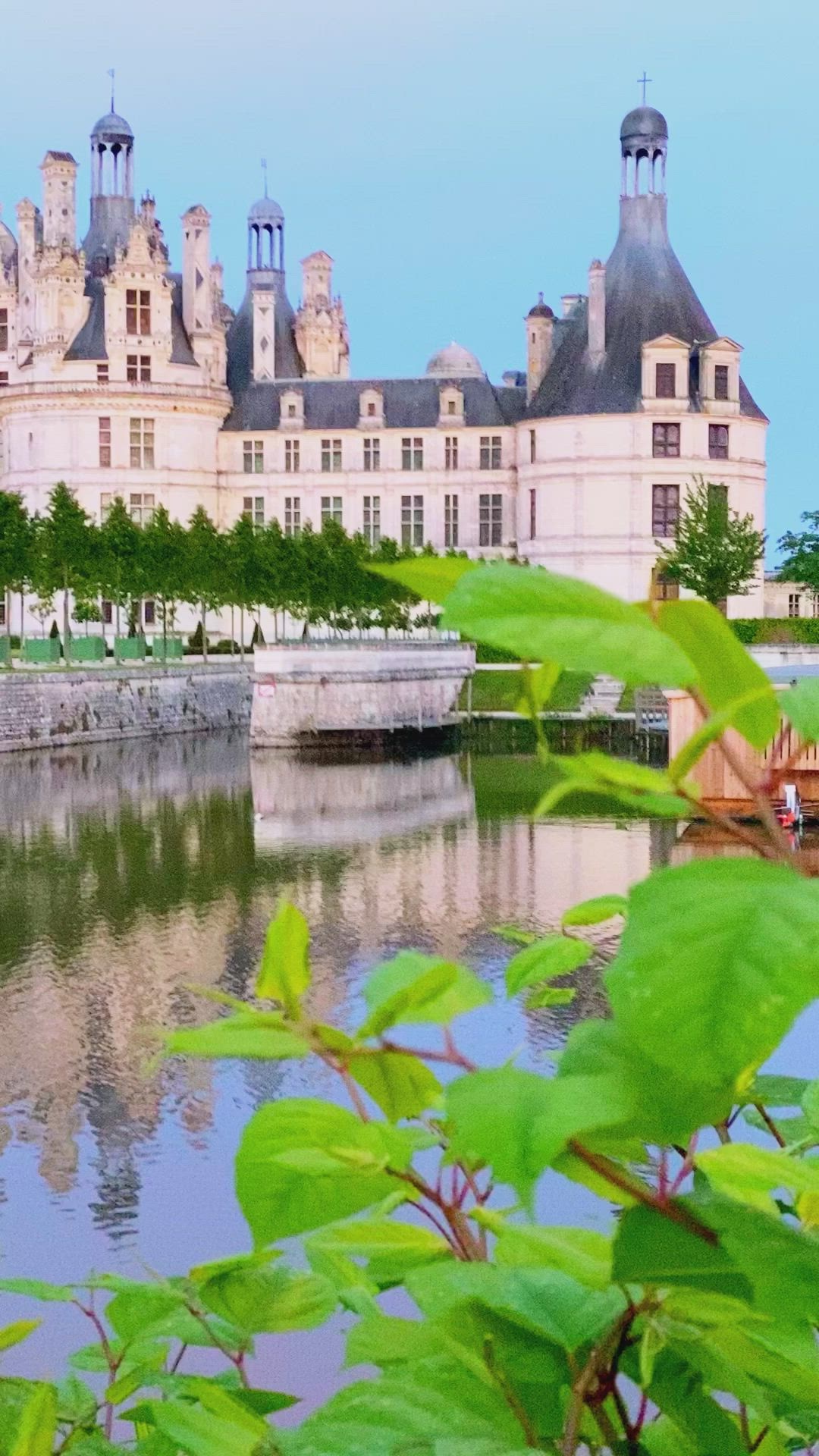 Chateau de Chambord im Frühling, 1080x1920 Full HD Handy
