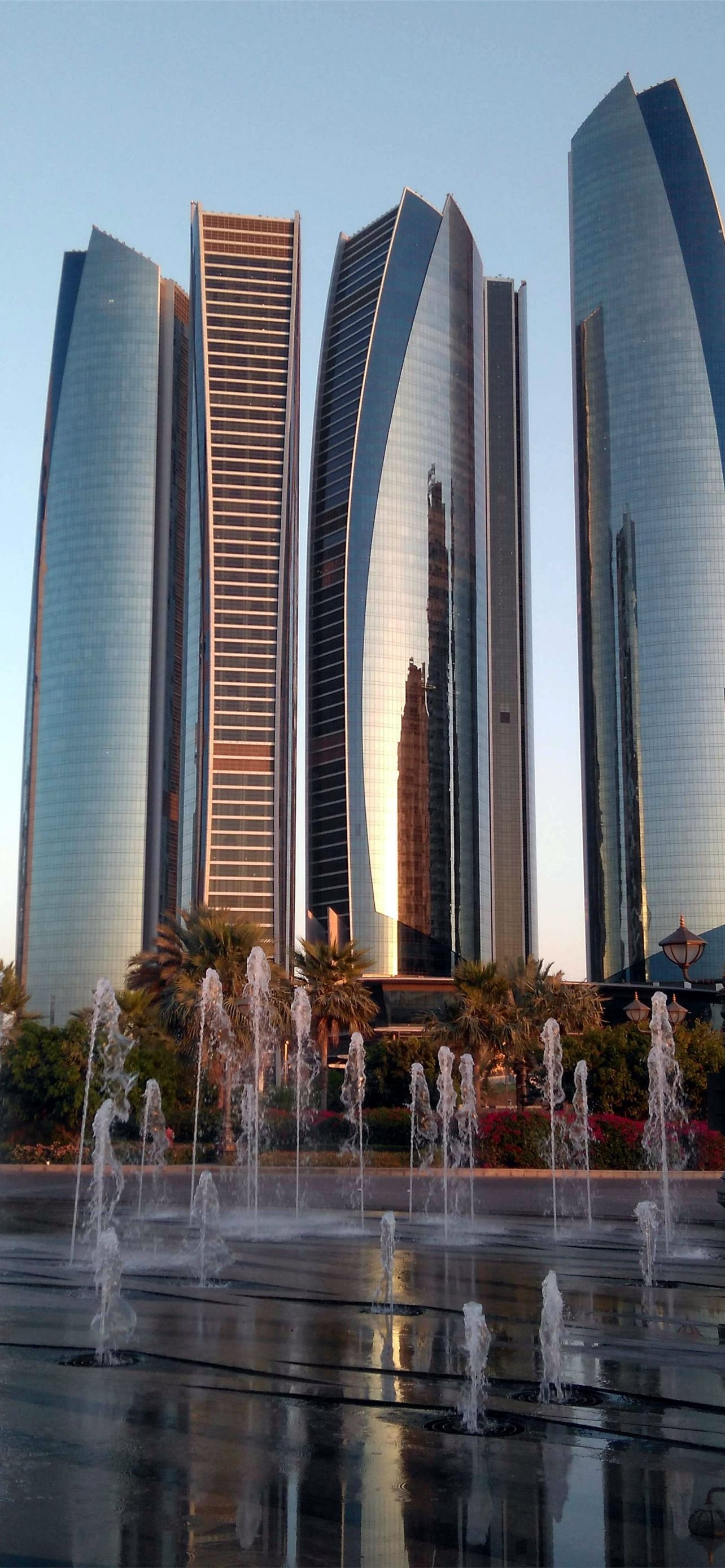 Abu Dhabi, Etihad Towers photo, Stunning iPhone wallpapers, Western charm, 1290x2780 HD Phone