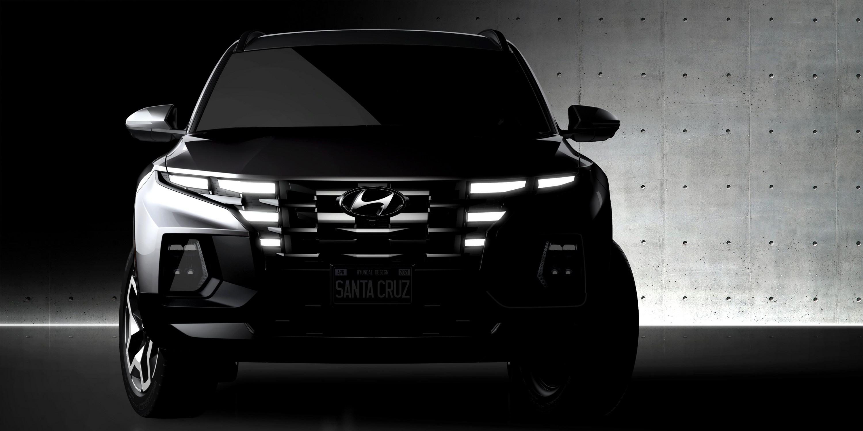 Hyundai Santa Cruz, Upcoming pickup truck, Highly anticipated, Innovative features, 3000x1500 Dual Screen Desktop