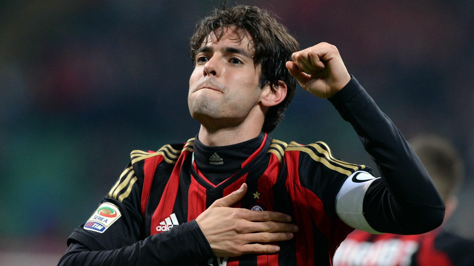 Kaká: Signed with the Italian club AC Milan in 2003 for an €8.5 million. 1920x1080 Full HD Wallpaper.