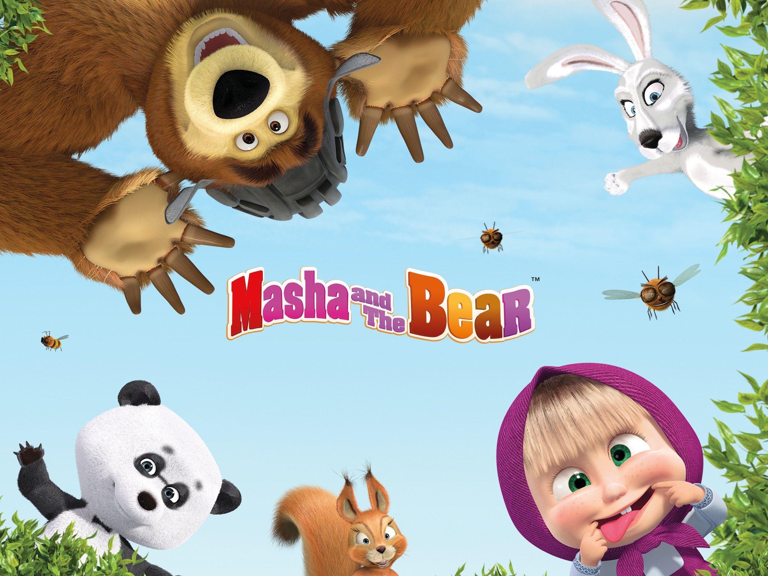 Masha and the Bear, 4K wallpapers, 2560x1920 HD Desktop