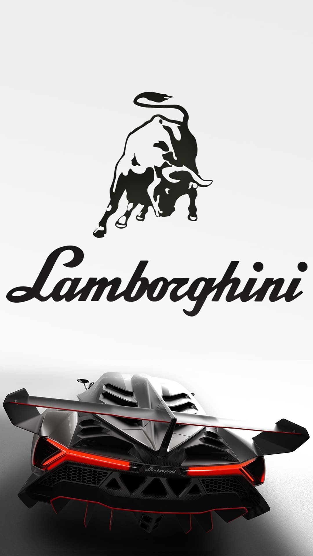Lamborghini logo, 3d wallpaper, John Peltier, Posted, 1080x1920 Full HD Phone