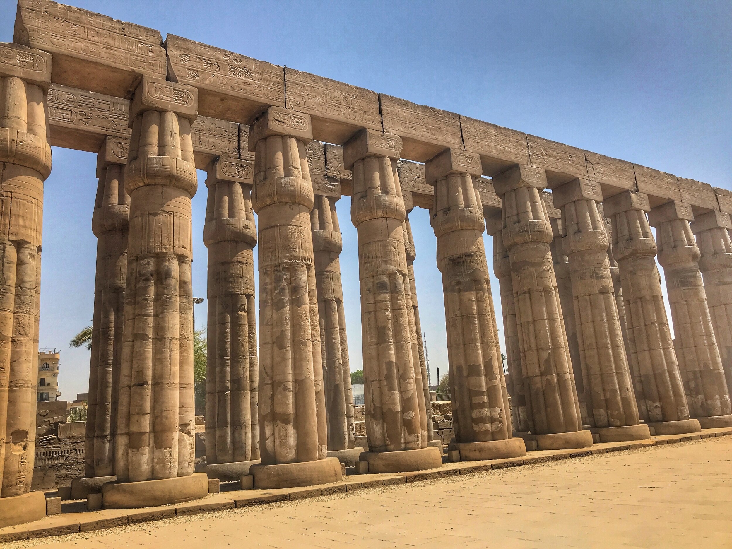 Luxor Temple, Ancient architecture, Historical significance, Enigmatic hieroglyphs, 2500x1880 HD Desktop