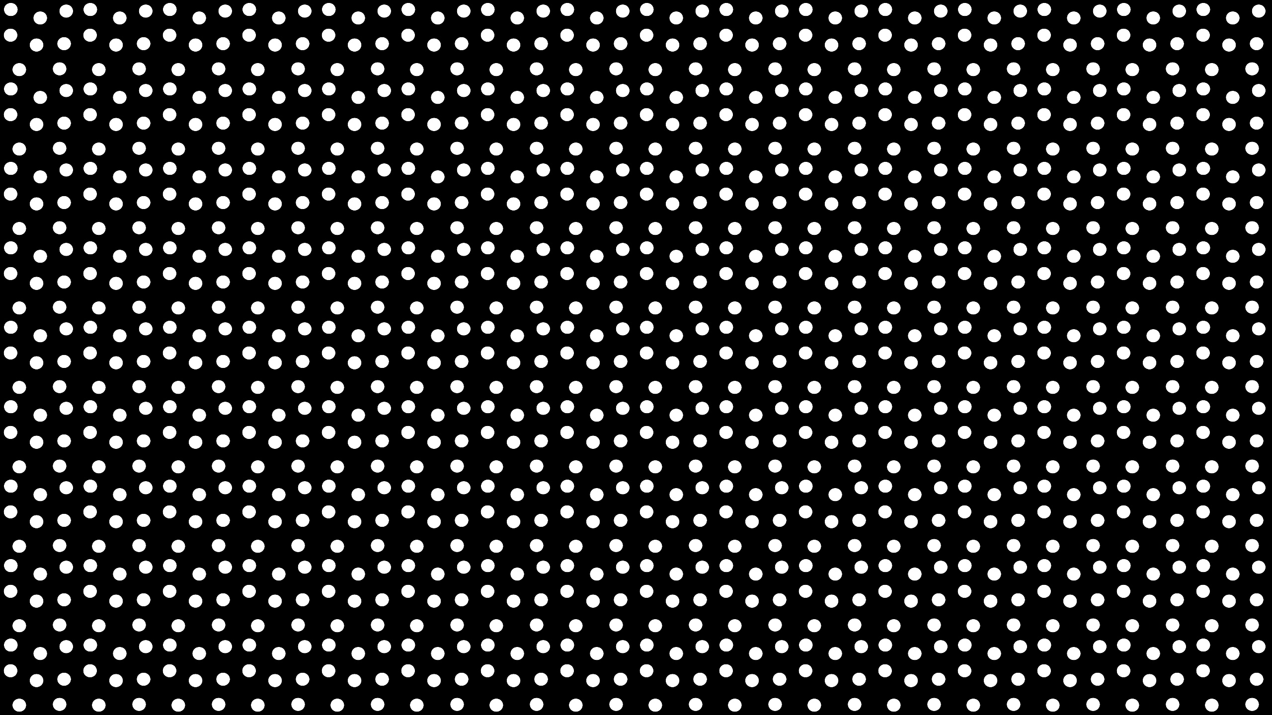 Black polka dots, Minimalist wallpaper, Classic design, Bold style, 2560x1440 HD Desktop