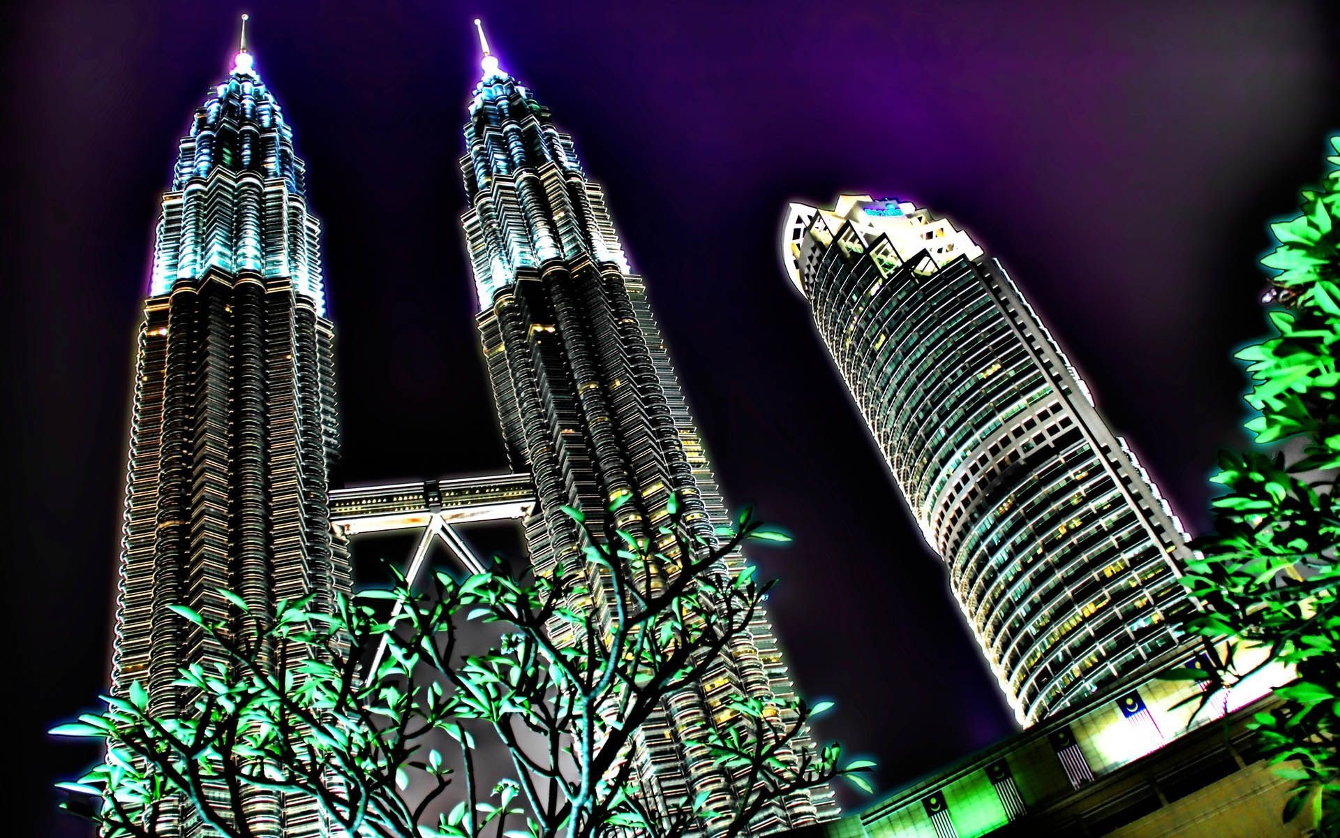 Petronas Twin Towers, Cityscape wallpaper, Urban background, City view, 1920x1200 HD Desktop