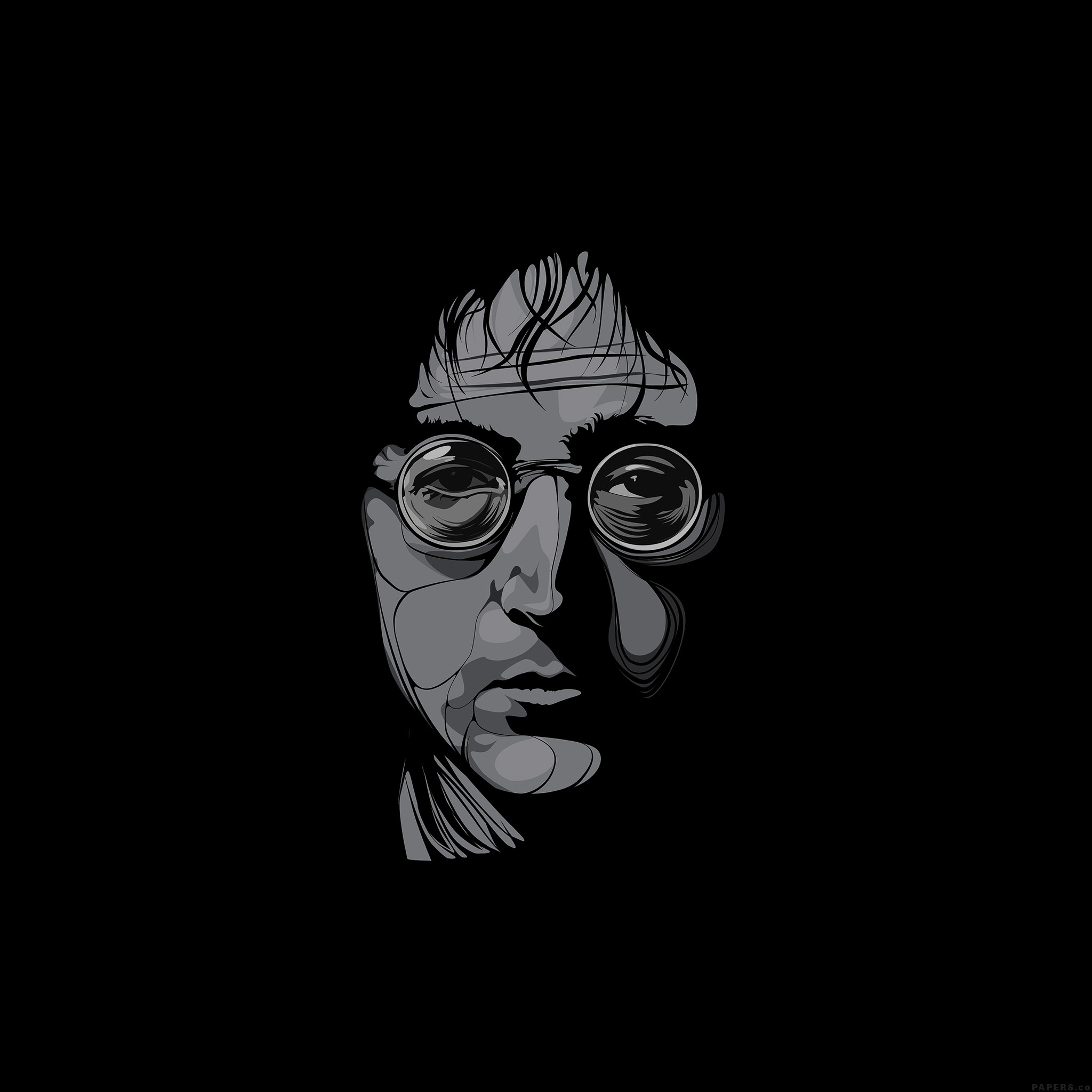 John Lennon, Celebs, Illustrative art, Music influence, 2050x2050 HD Phone