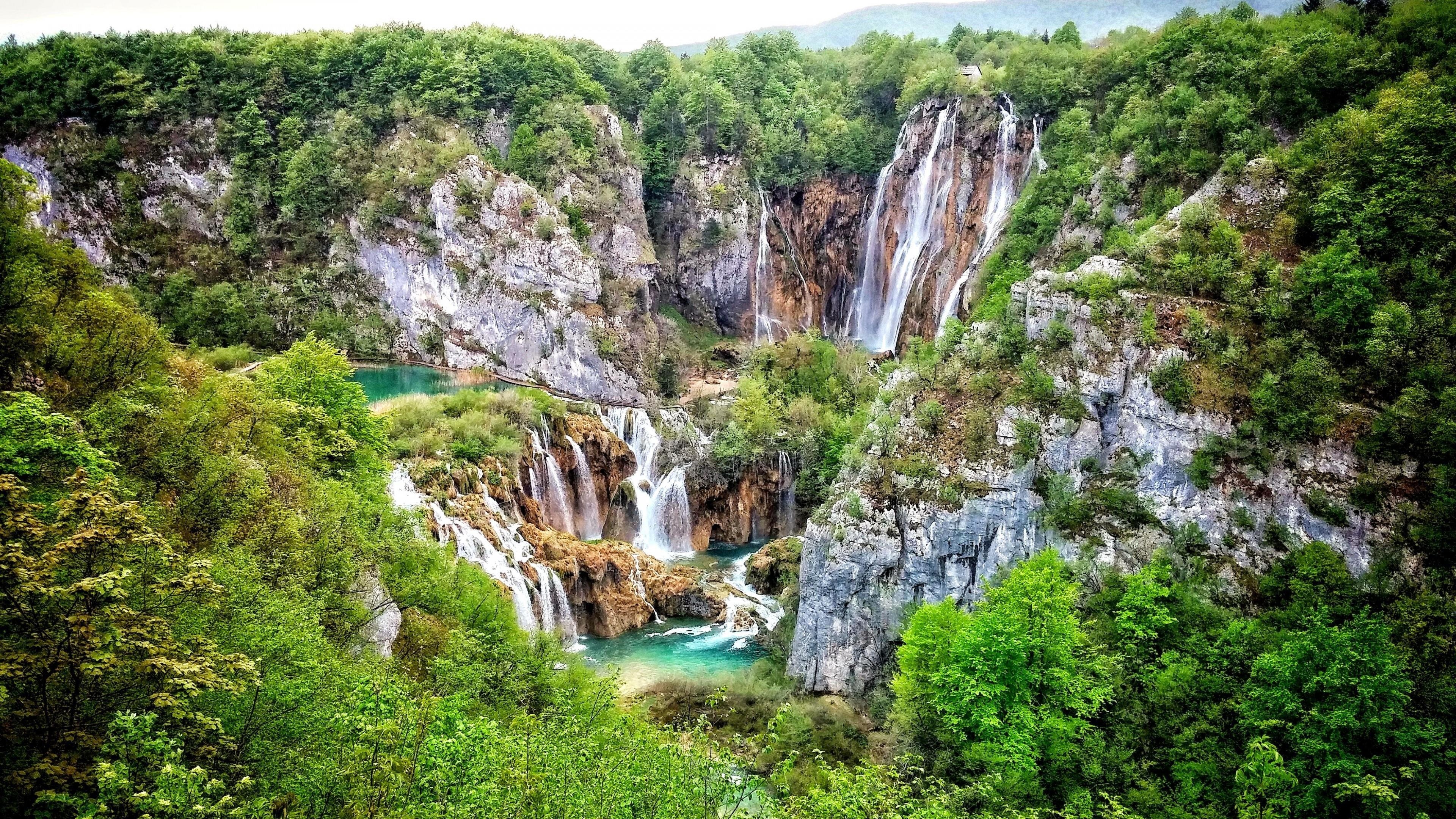 Plitvice Lakes National Park, Enchanting beauty, Captivating scenery, Natural wonders, 3840x2160 4K Desktop