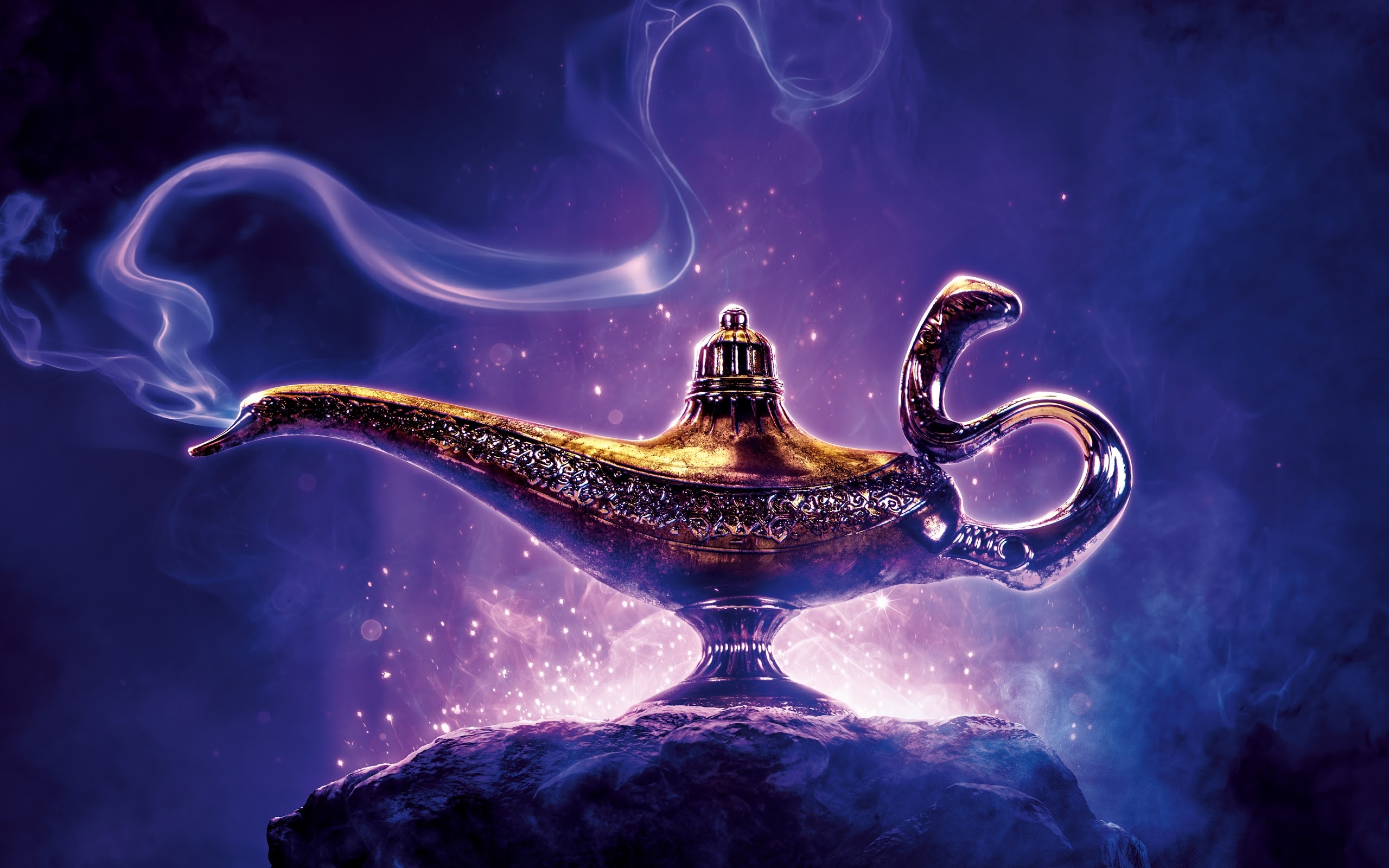 Genie, Aladdin 2019, Genie's Lamp, 8k Wallpaper, 2560x1600 HD Desktop