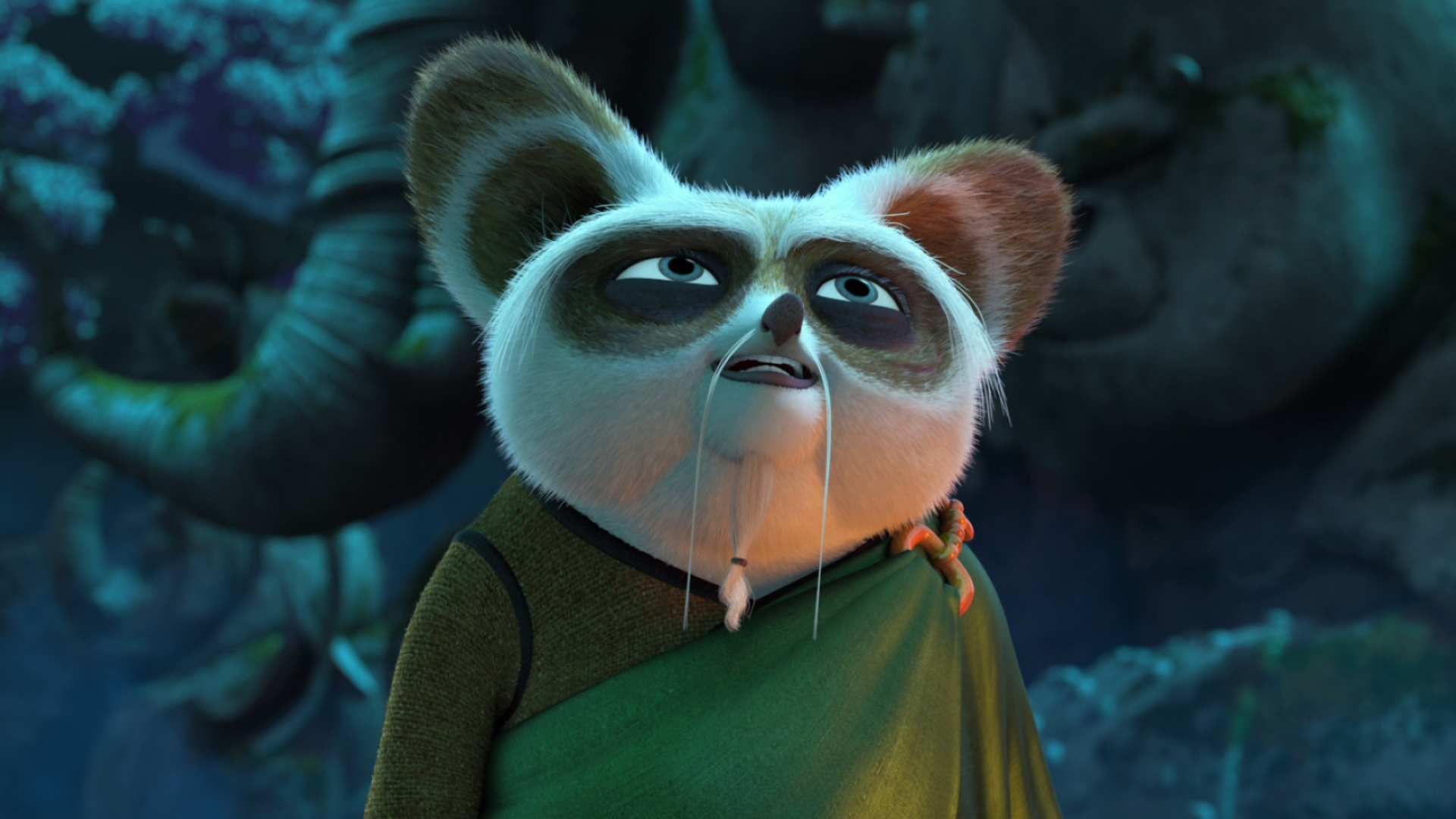 Master Shifu: Kung Fu Panda 3, Turned into a jade soldier and a member of Kai's army. 1920x1080 Full HD Wallpaper.