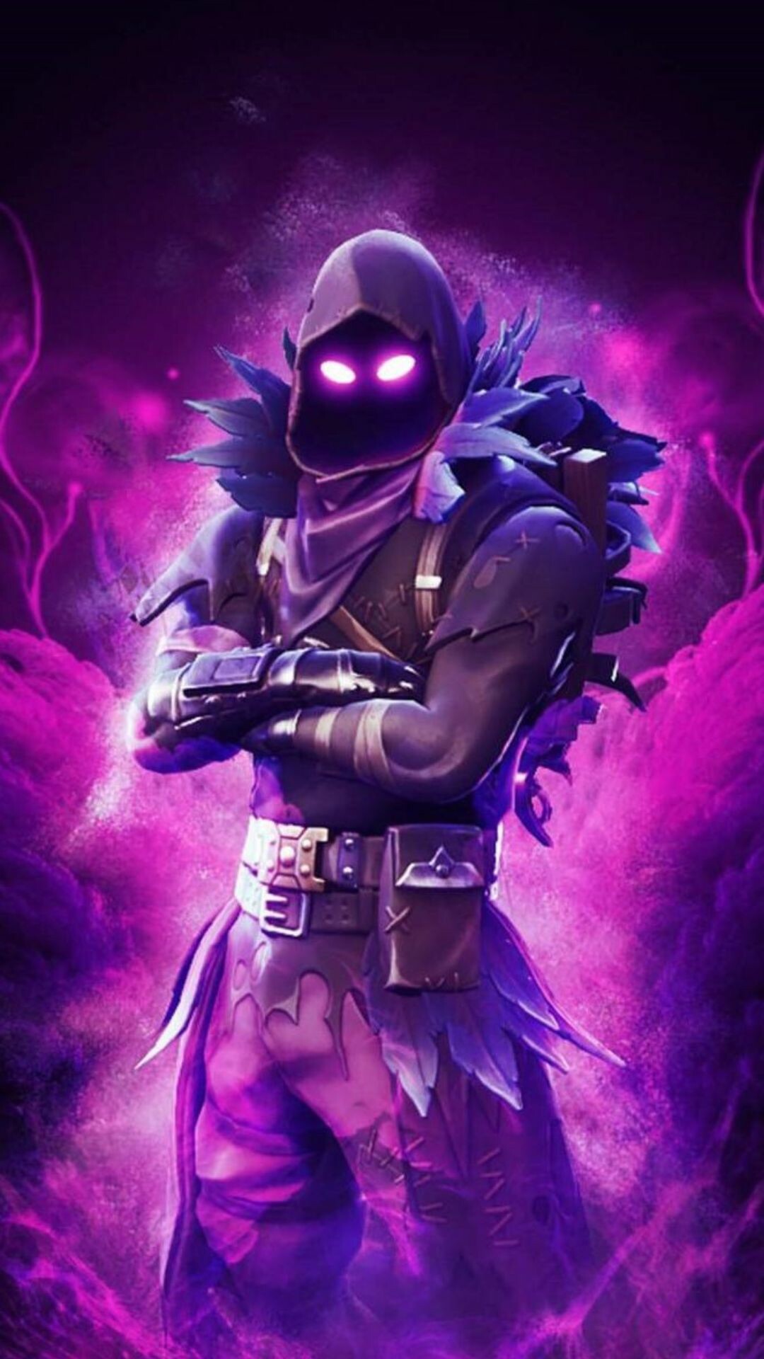 Fortnite: A third-person shooter game where up to 100 players compete to be the last person or team standing. 1080x1920 Full HD Background.